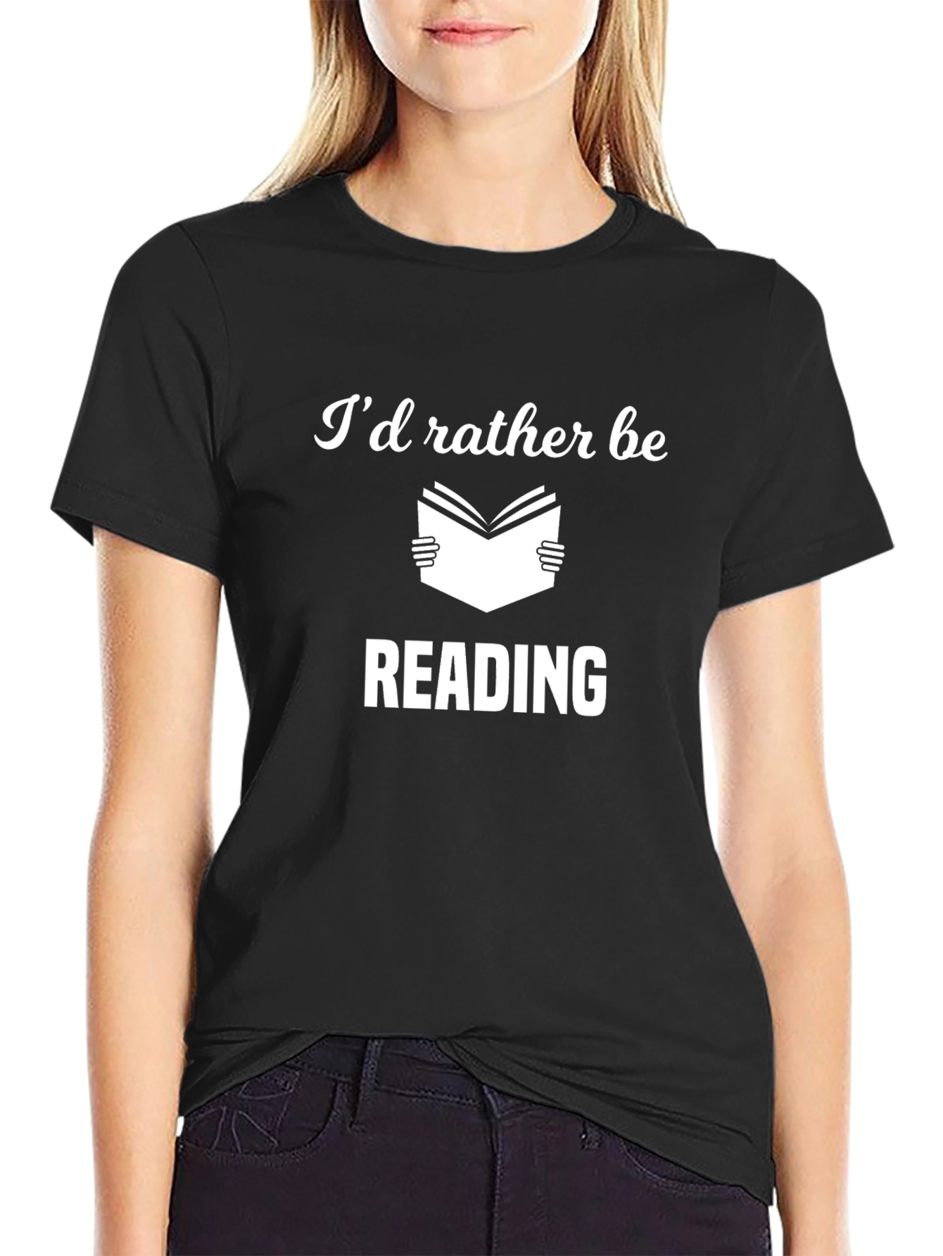 Id Rather Be Reading Graphic Novelty T-Shirt