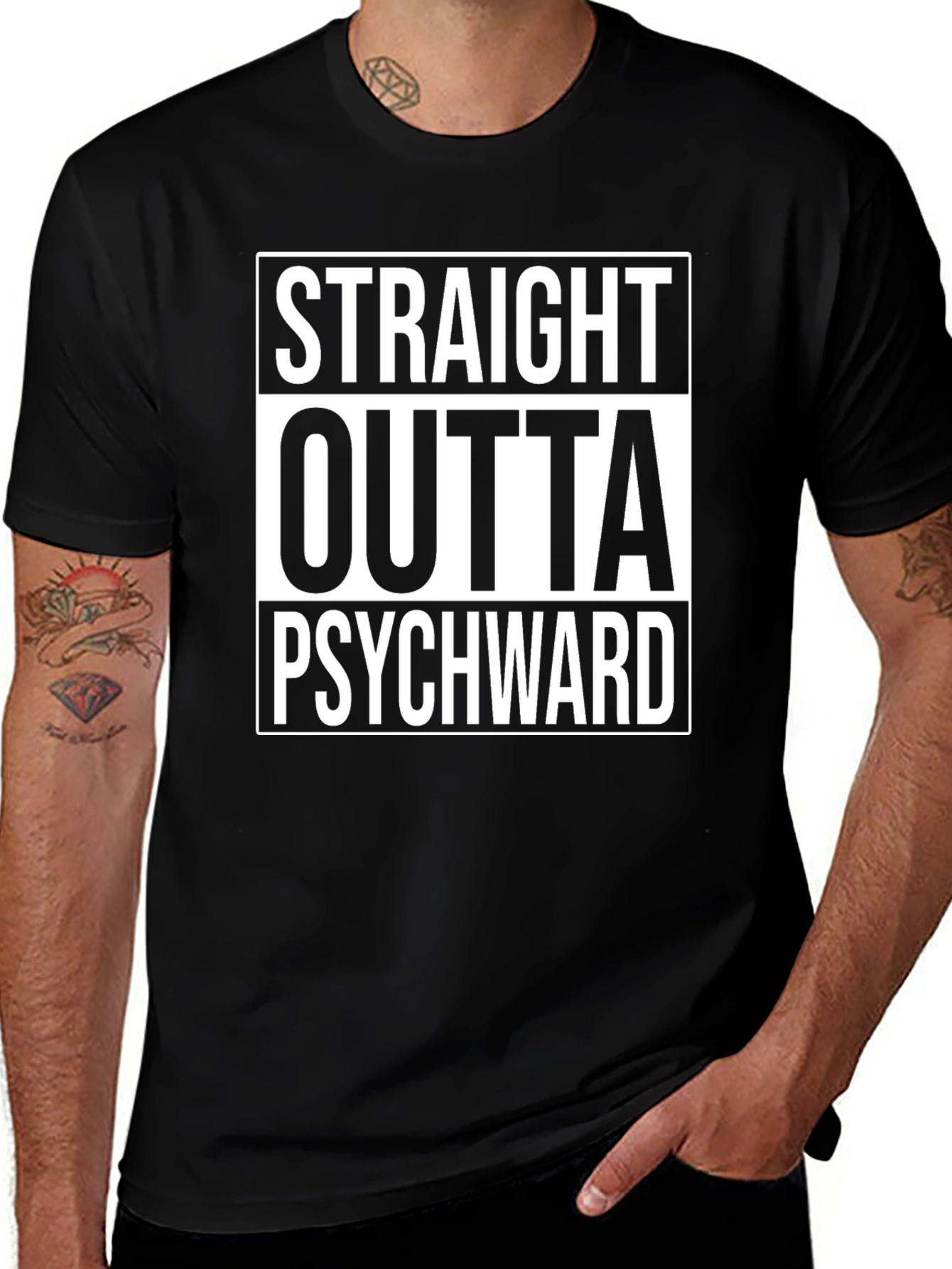 Straight Outta Psychward Graphic Tee