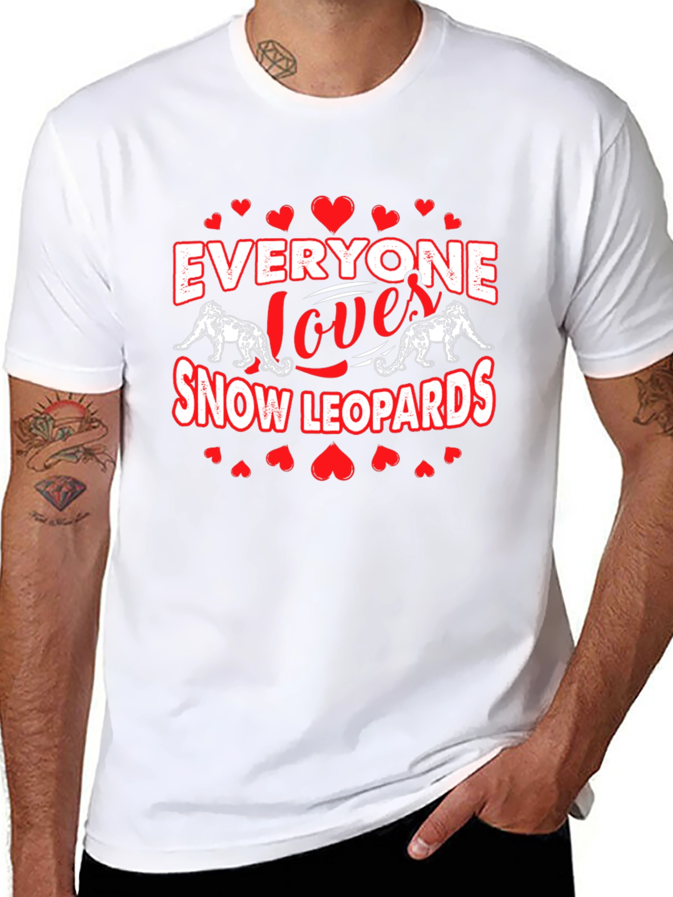 Snow Leopard Lovers T-Shirt