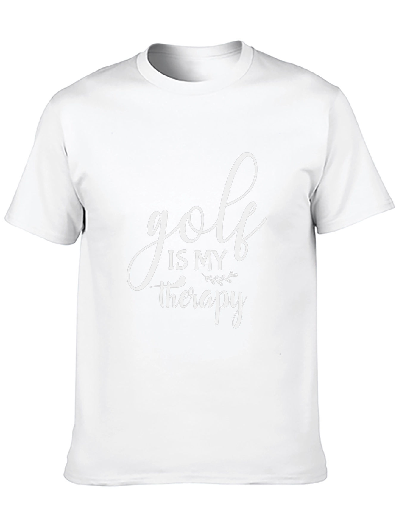 Golf is My Therapy Graphic Tee - Soft Cotton