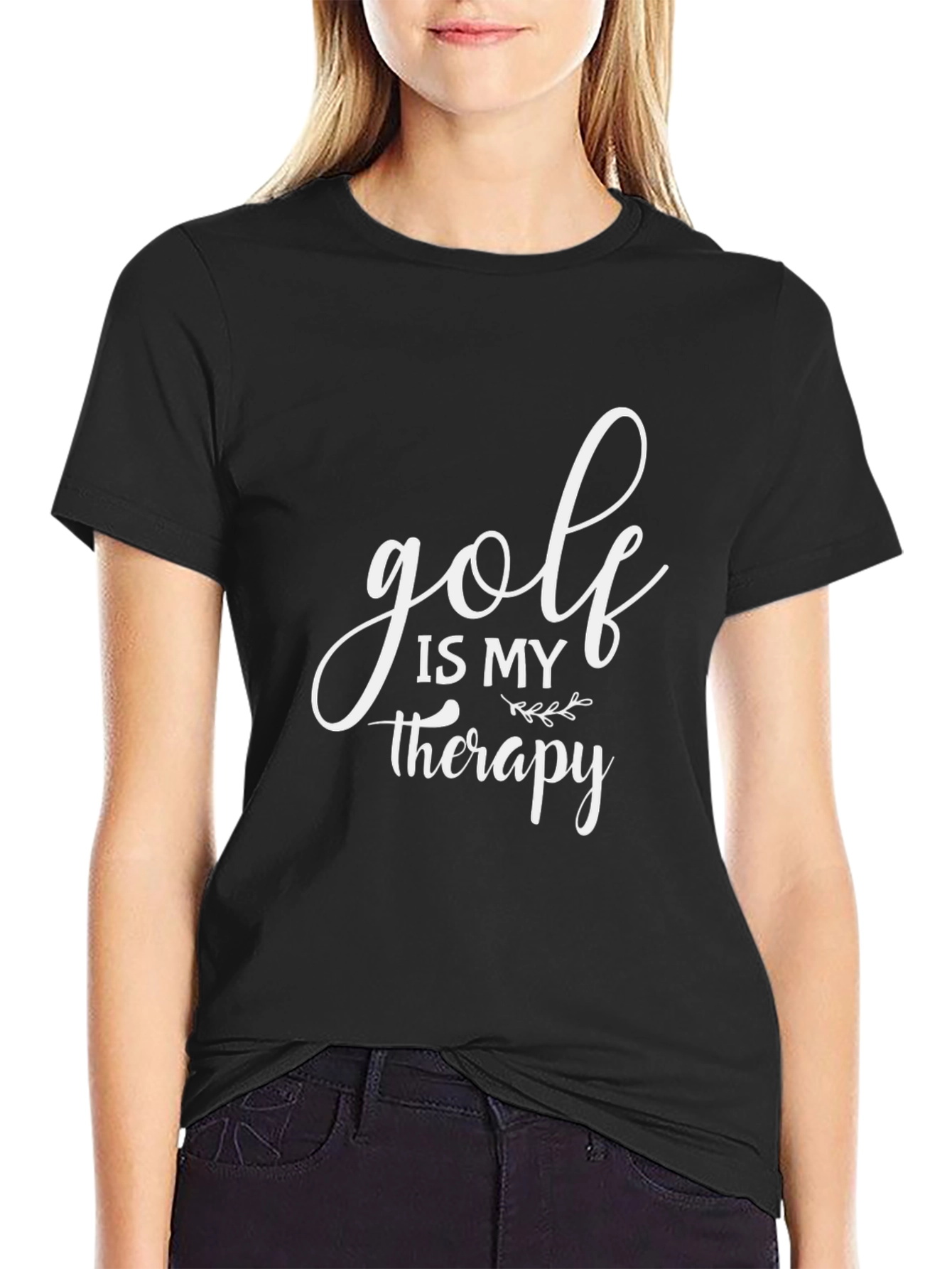 Golf is My Therapy Graphic Tee - Soft Cotton