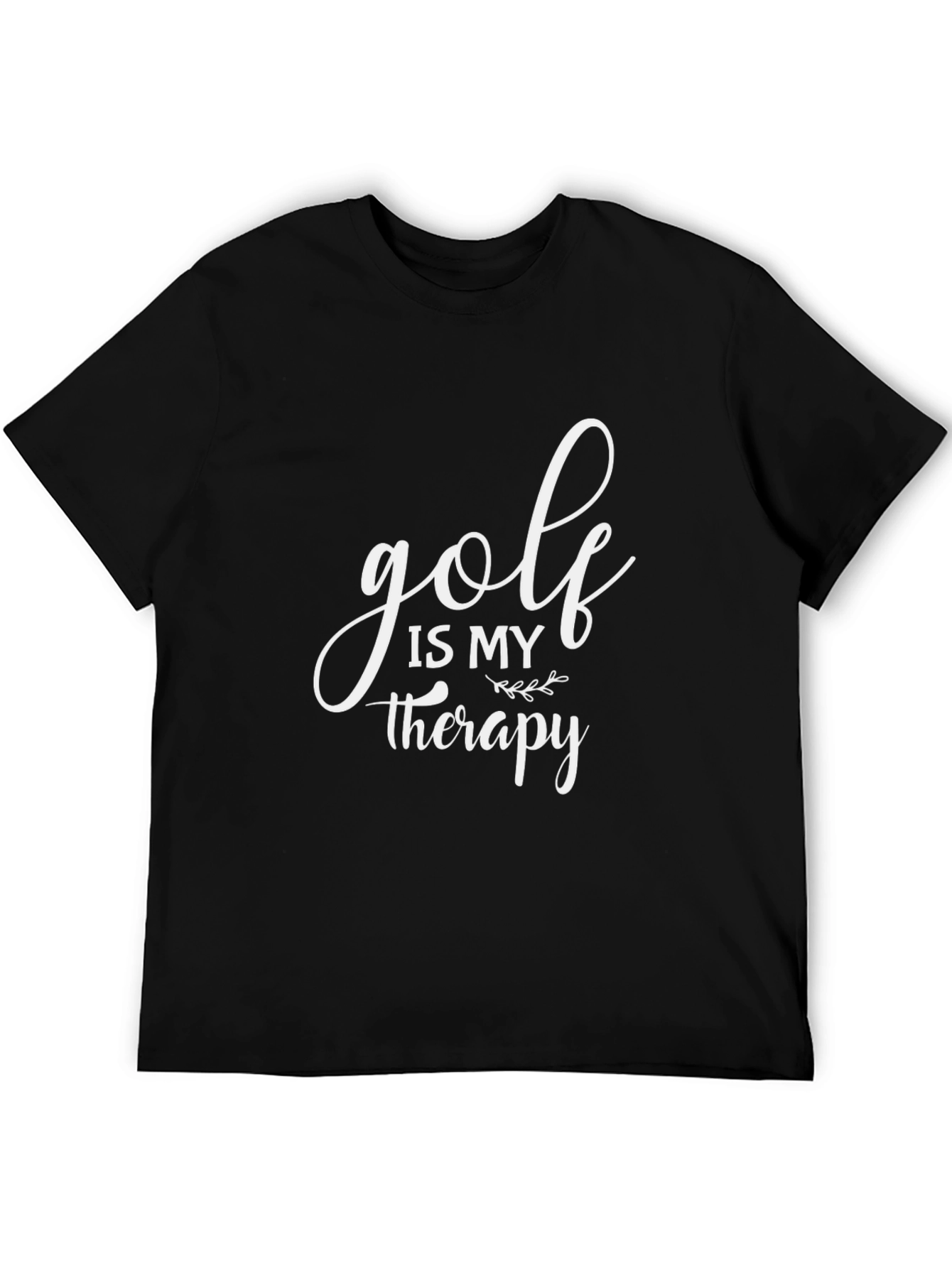 Golf is My Therapy Graphic Tee - Soft Cotton