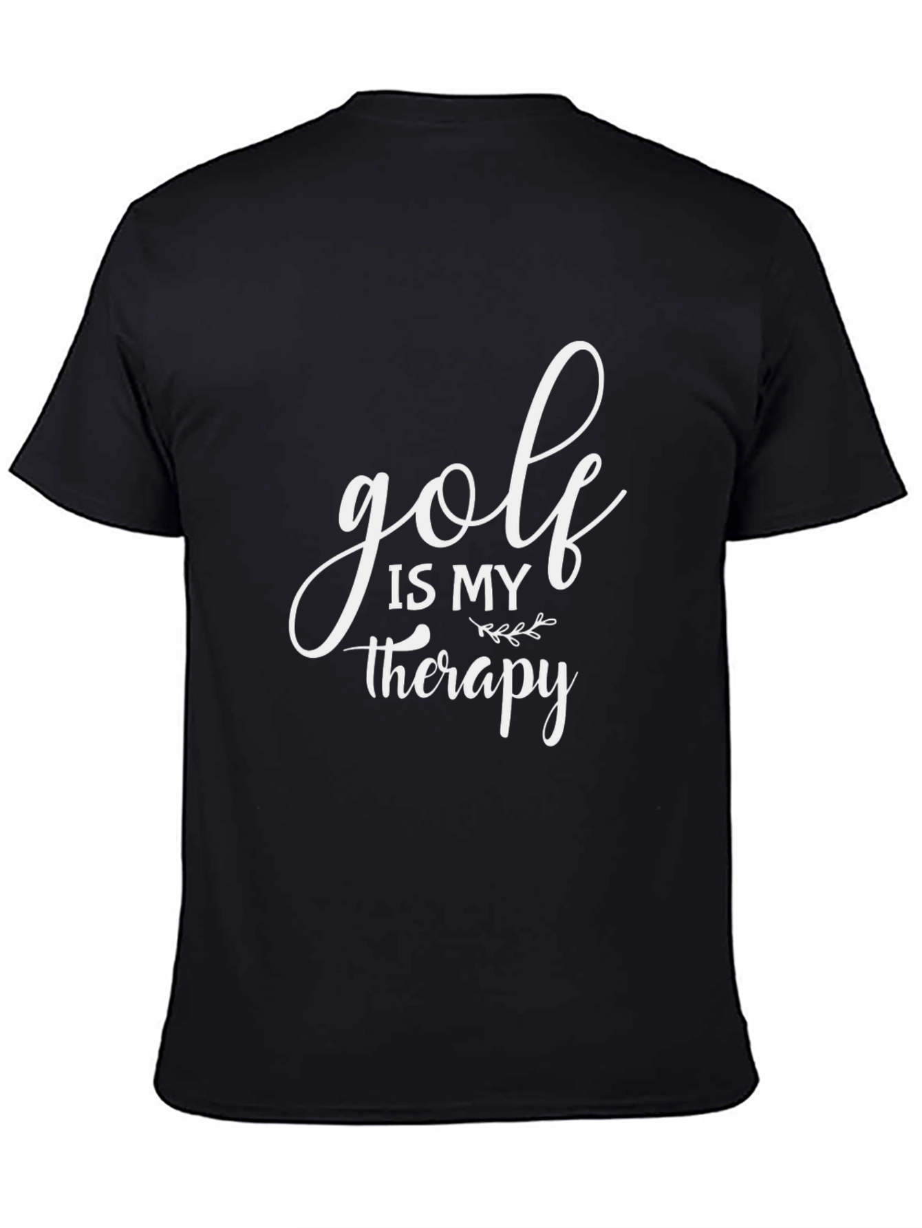 Golf is My Therapy Graphic Tee - Soft Cotton