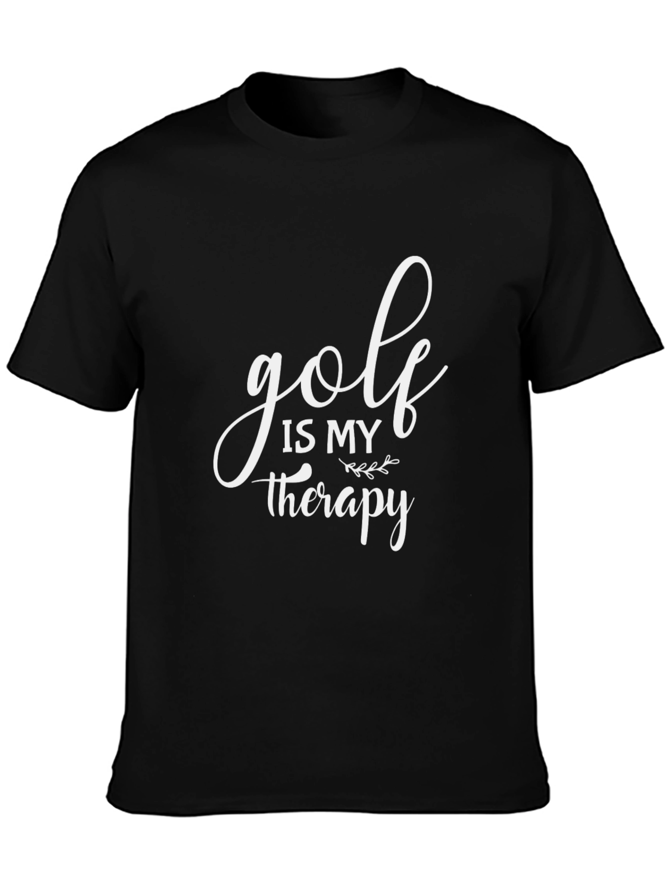 Golf is My Therapy Graphic Tee - Soft Cotton