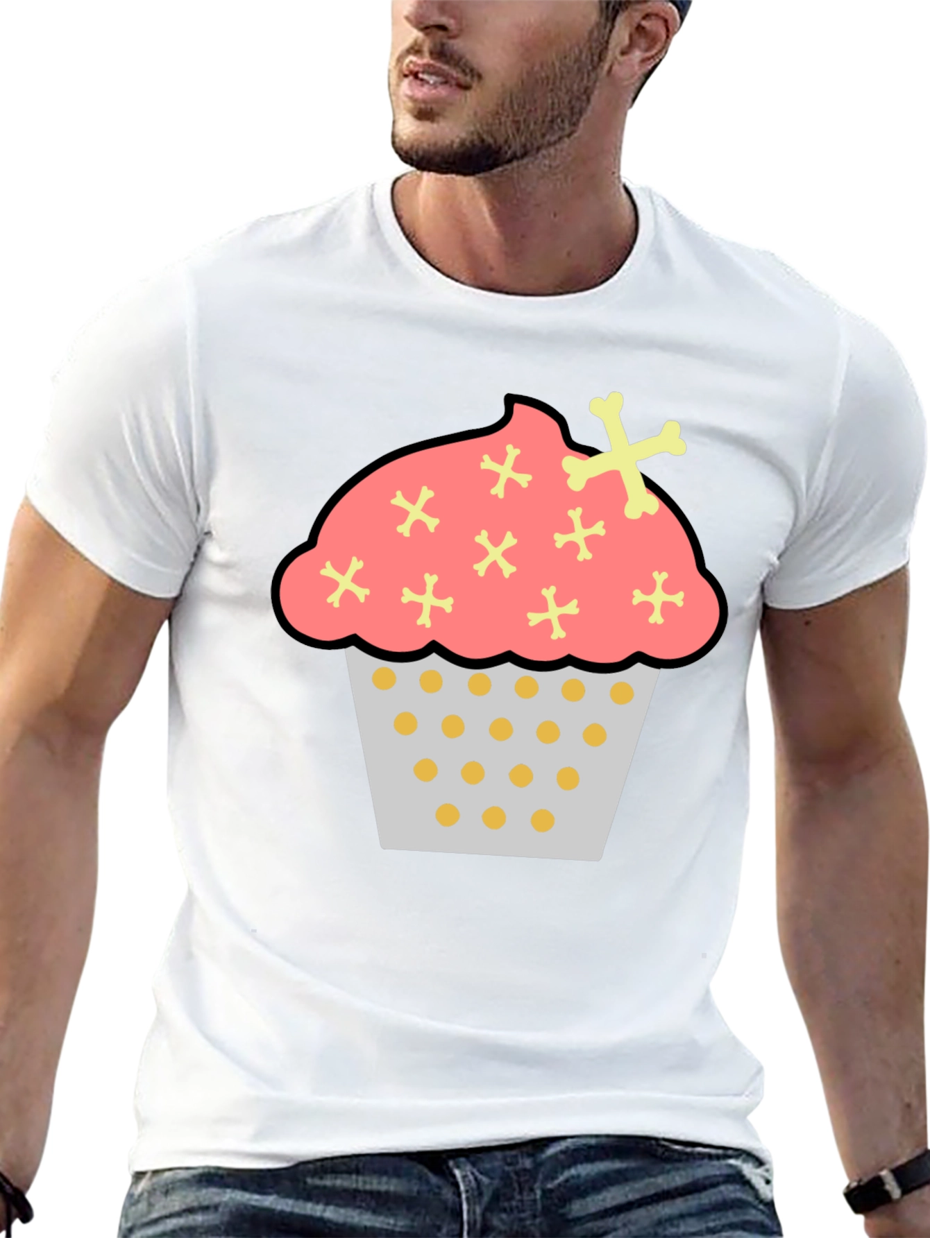 Cupcake Crossbones Graphic Tee