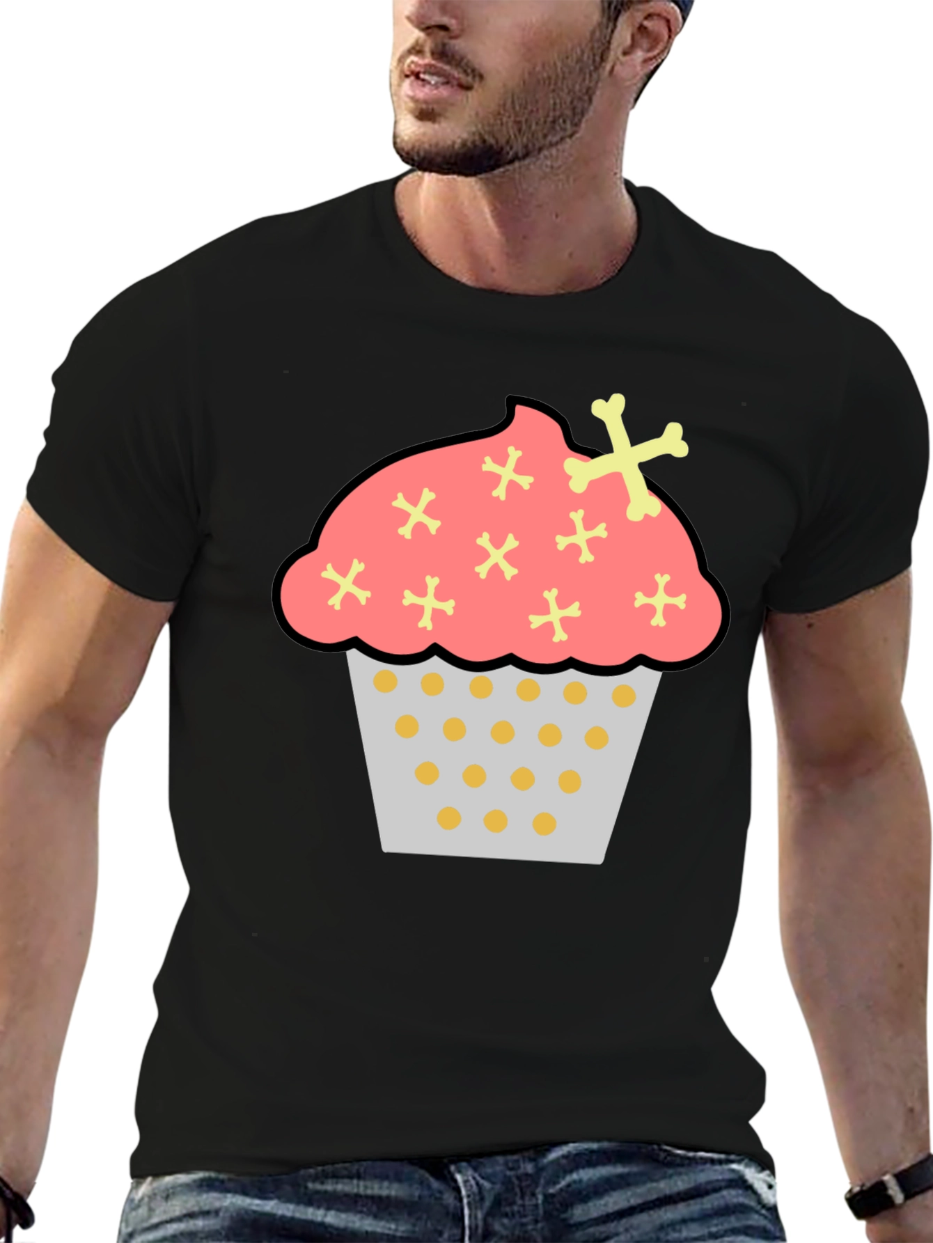 Cupcake Crossbones Graphic Tee