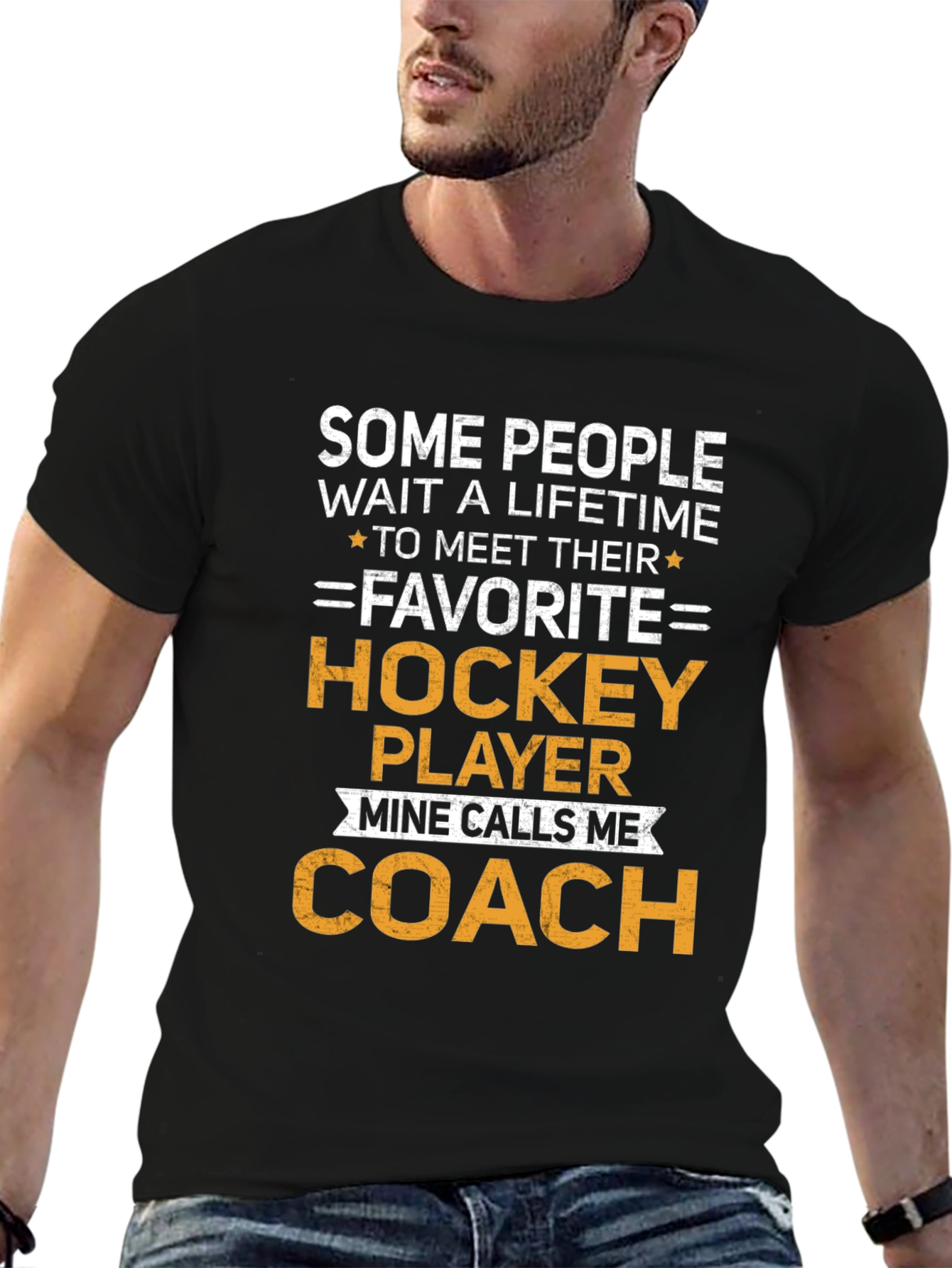 Hockey Coach T-Shirt - Favorite Player Gift