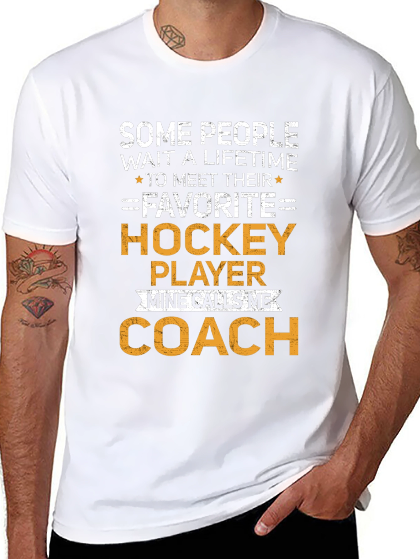 Hockey Coach T-Shirt - Favorite Player Gift