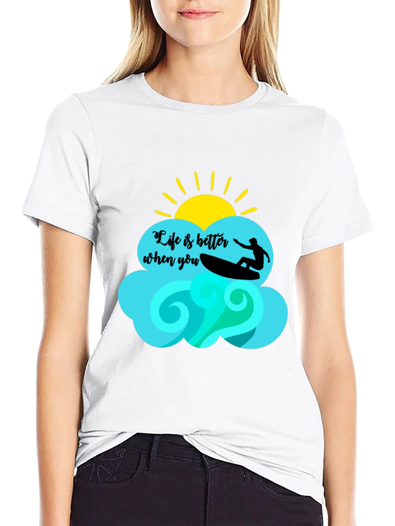 Life is Better Surfing Tee