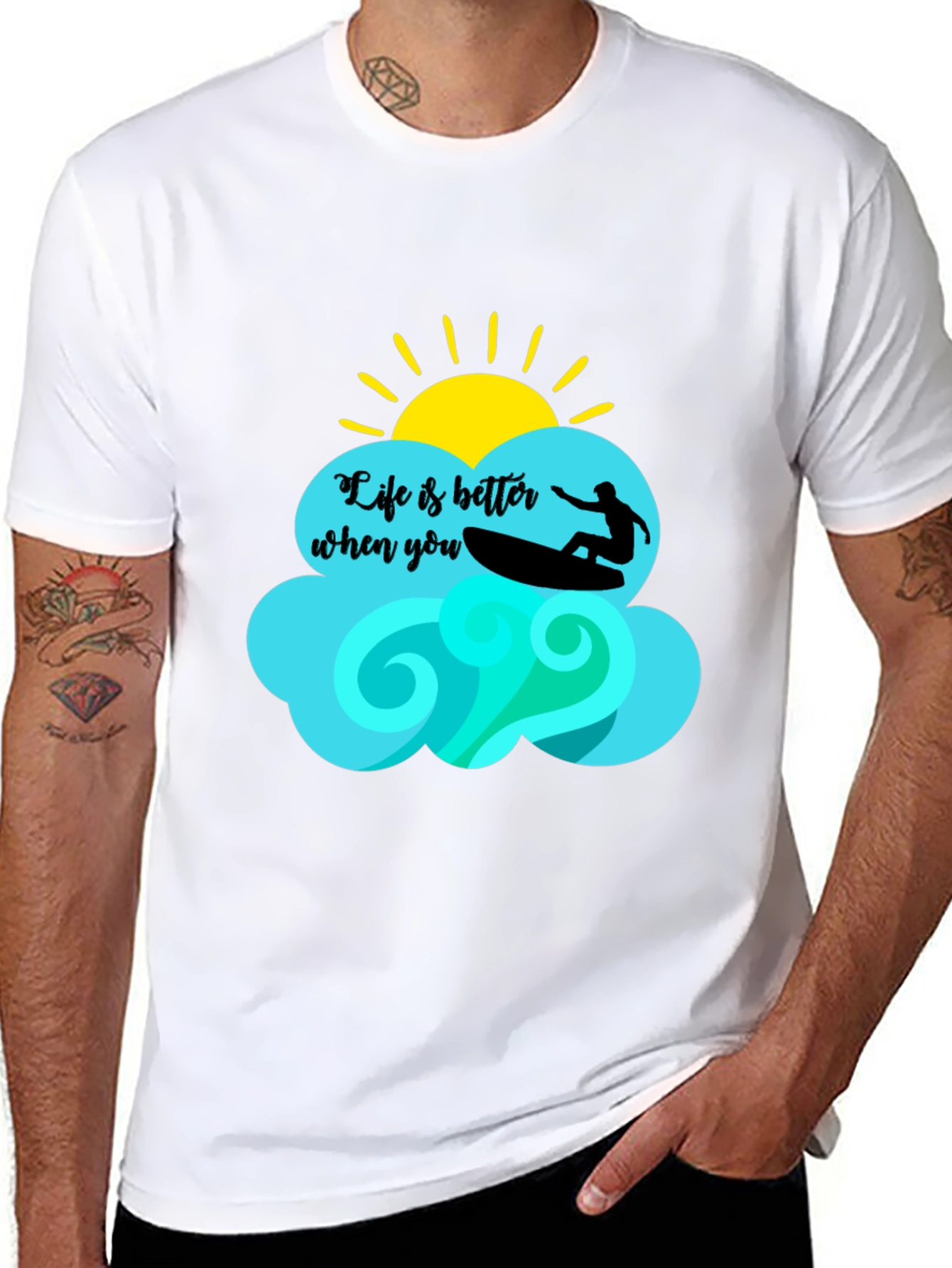 Life is Better Surfing Tee