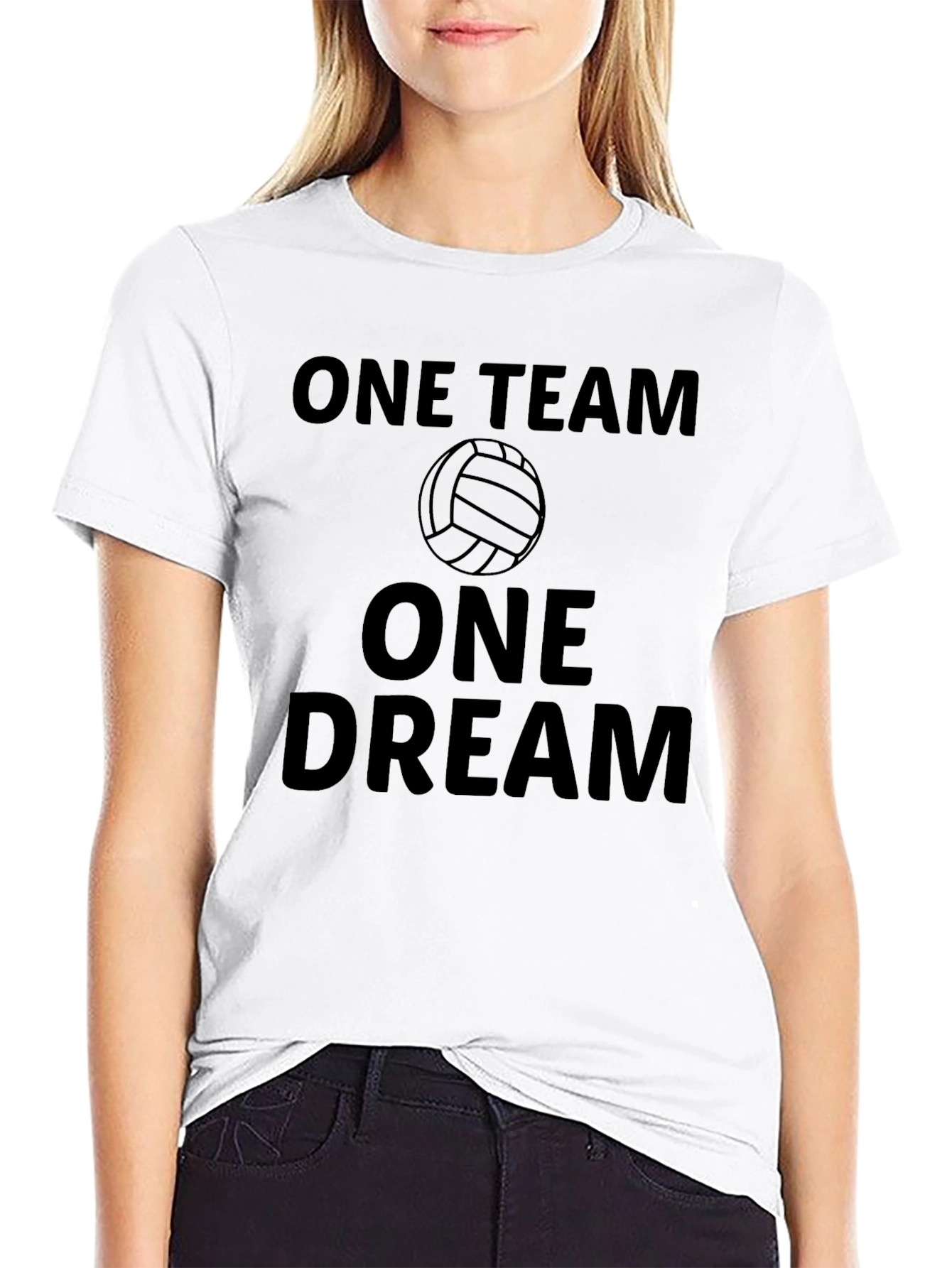 One Team One Dream Volleyball Graphic Tee