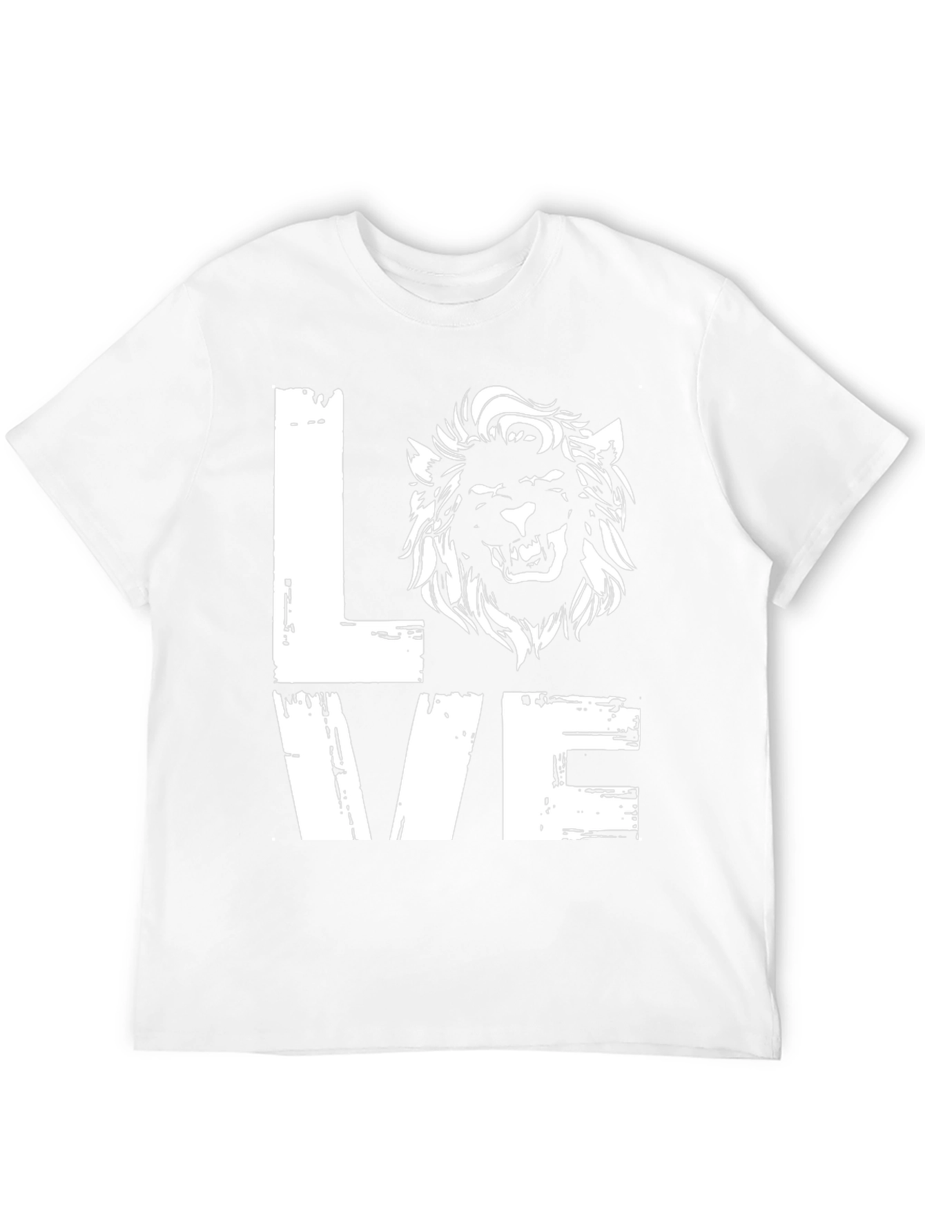 Love Lion Graphic Tee - Mens Black T-Shirt