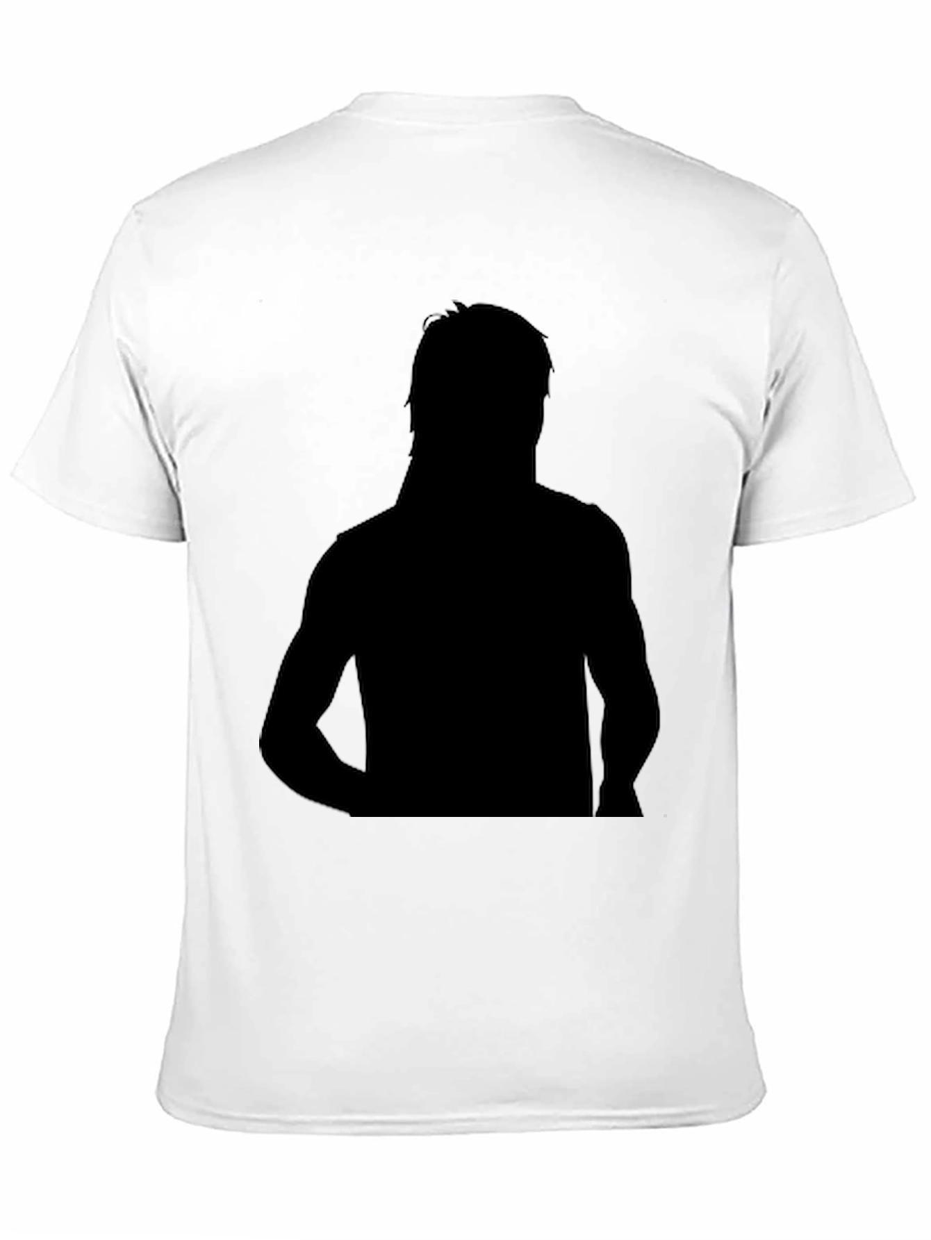 Silhouette Graphic Tee - Soft Black Cotton