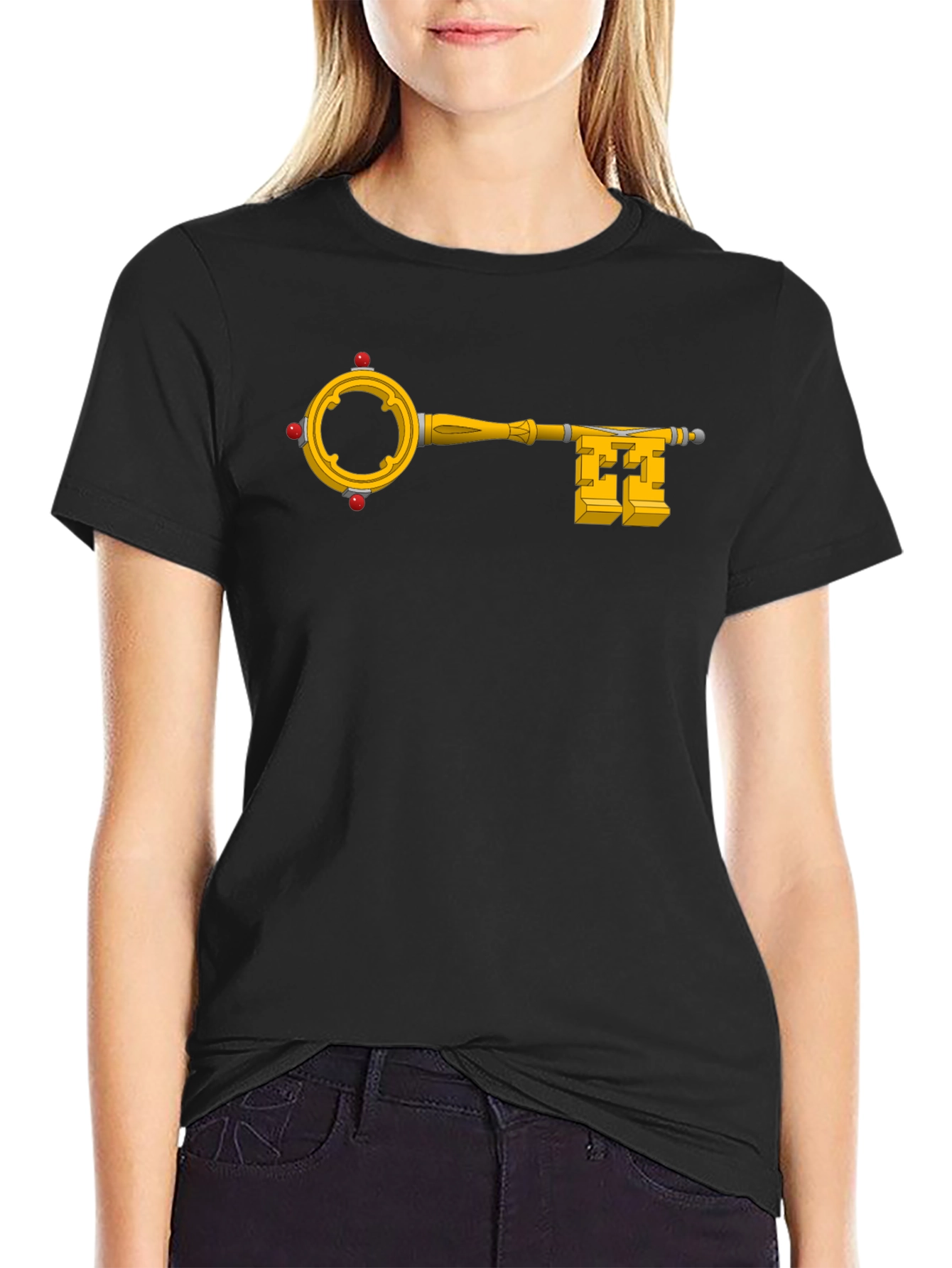 Key Design Black T-Shirt