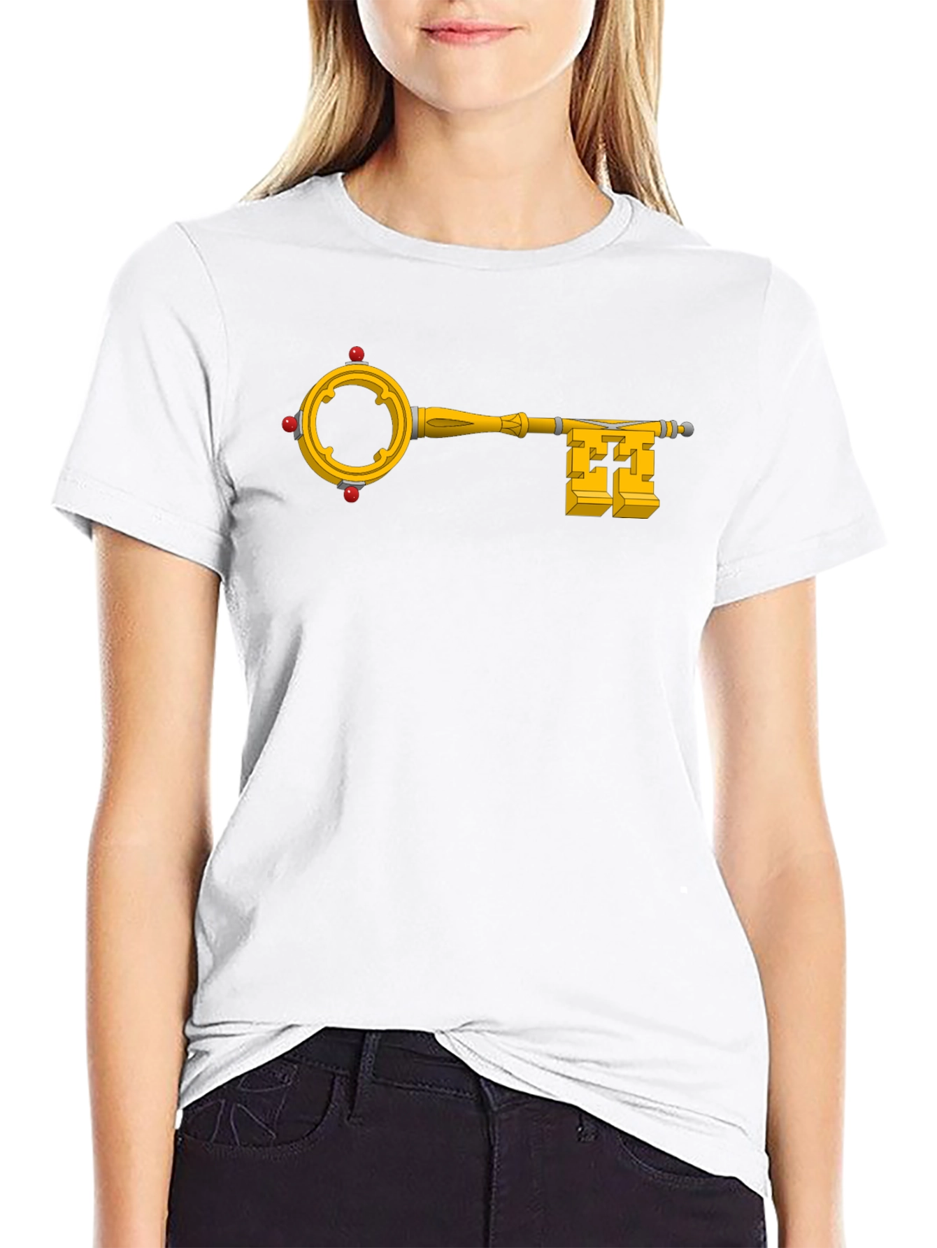 Key Design Black T-Shirt
