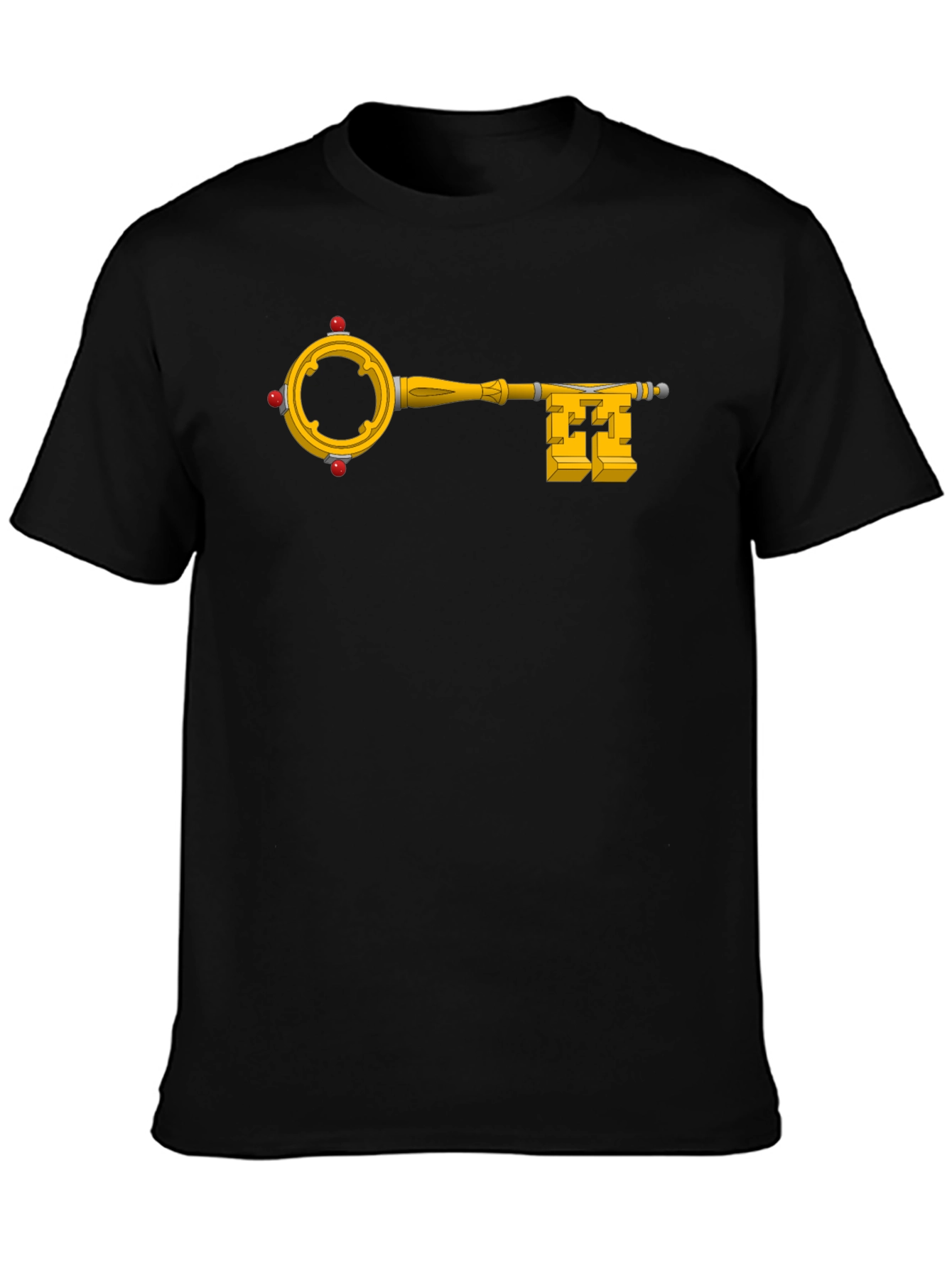 Key Design Black T-Shirt