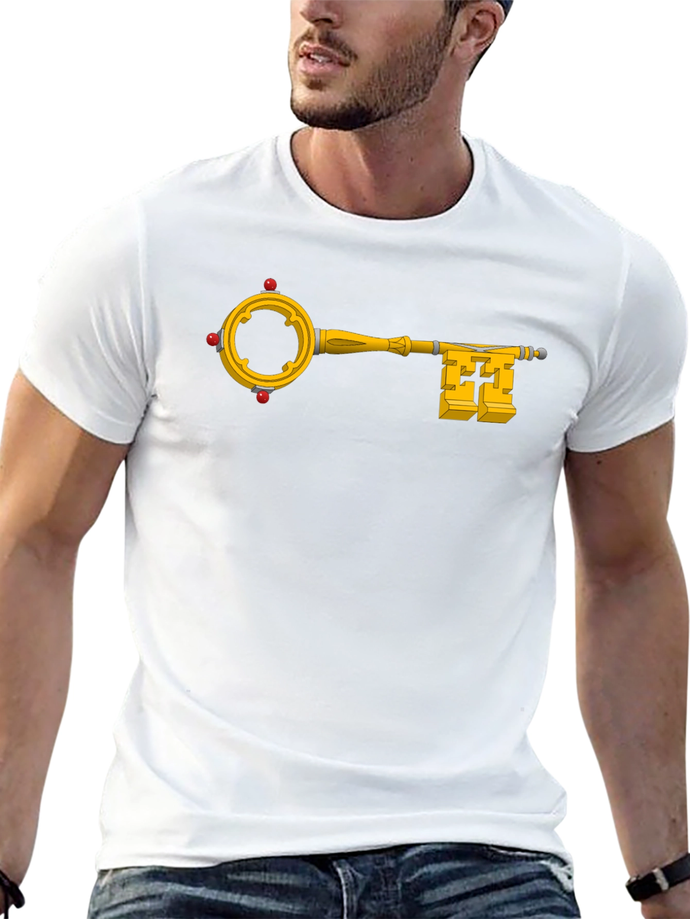 Key Design Black T-Shirt