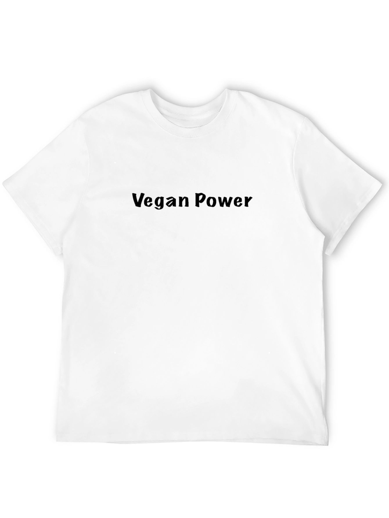 Vegan Power Black T-Shirt