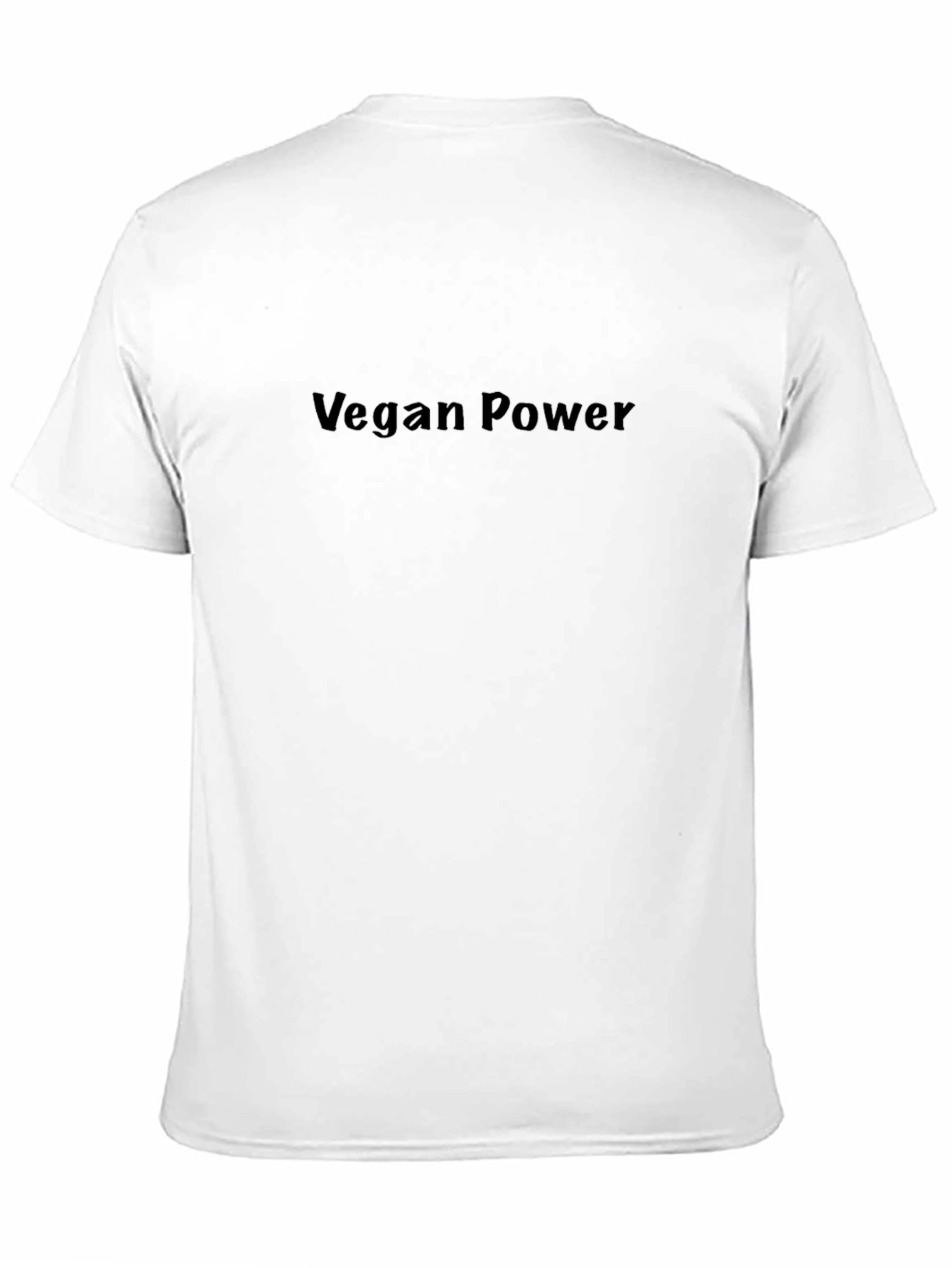 Vegan Power Black T-Shirt