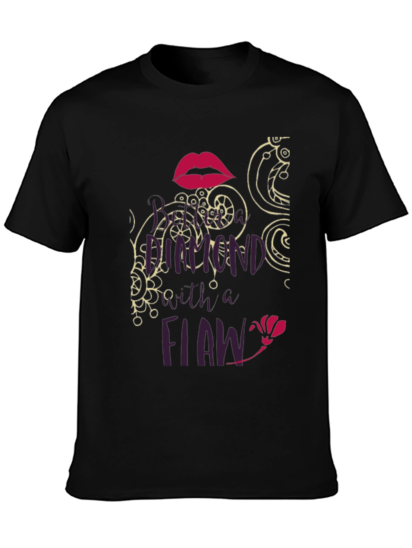 Diamond with a Flaw Graphic Tee - Black
