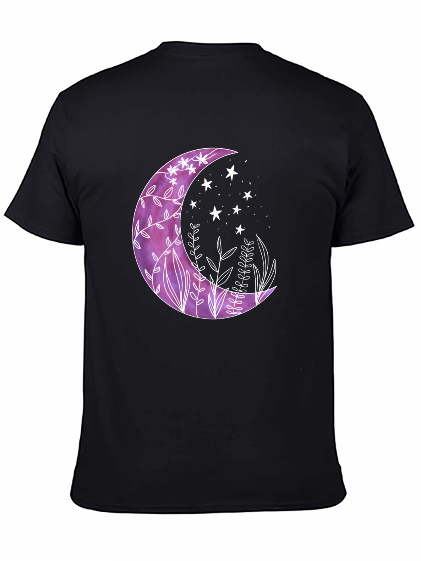 Purple Moon & Stars Graphic Tee