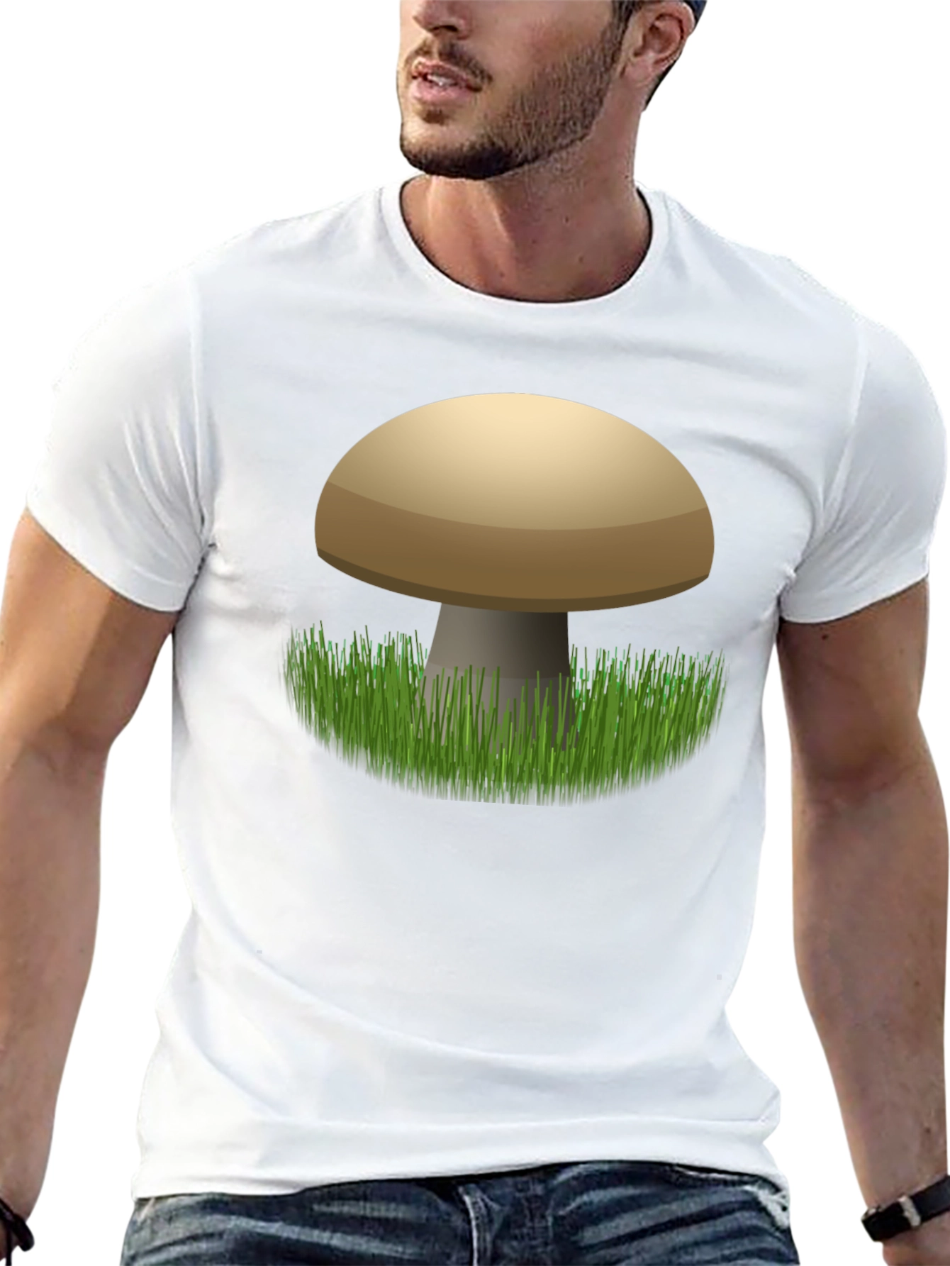 Mushroom Graphic Tee - Nature Inspired Style