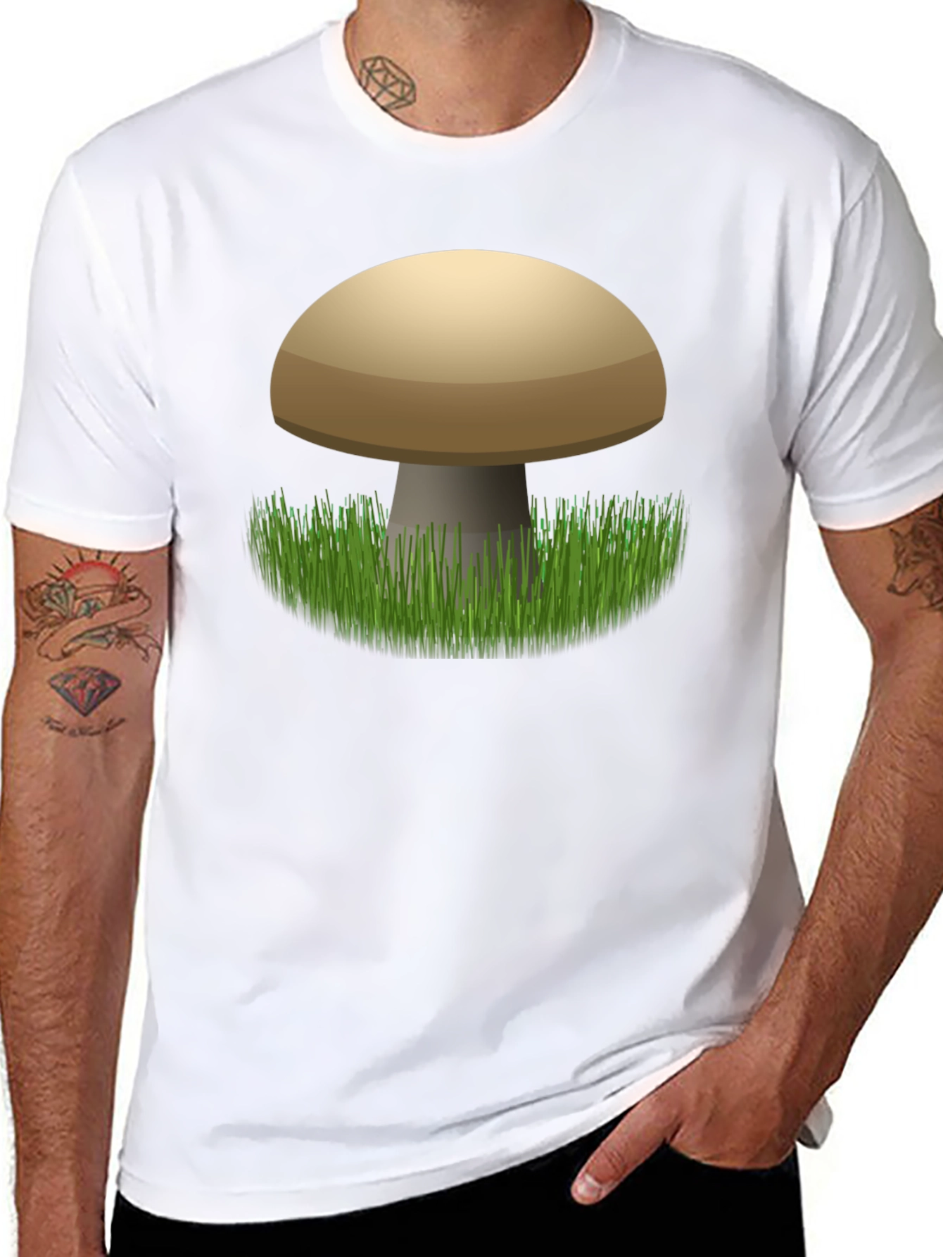 Mushroom Graphic Tee - Nature Inspired Style