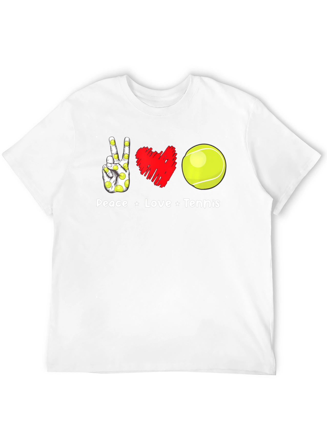 Peace Love Tennis T-Shirt