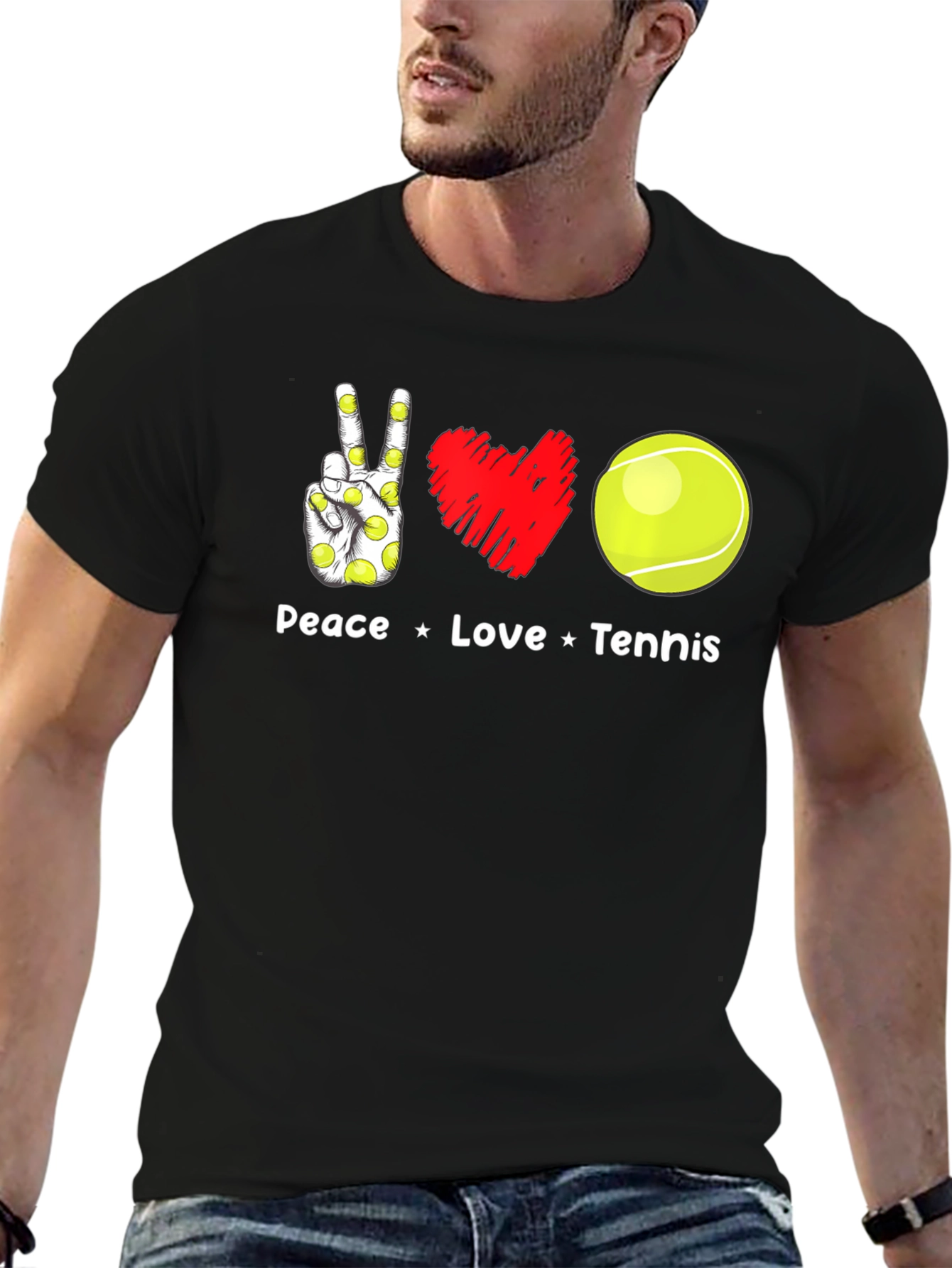 Peace Love Tennis T-Shirt
