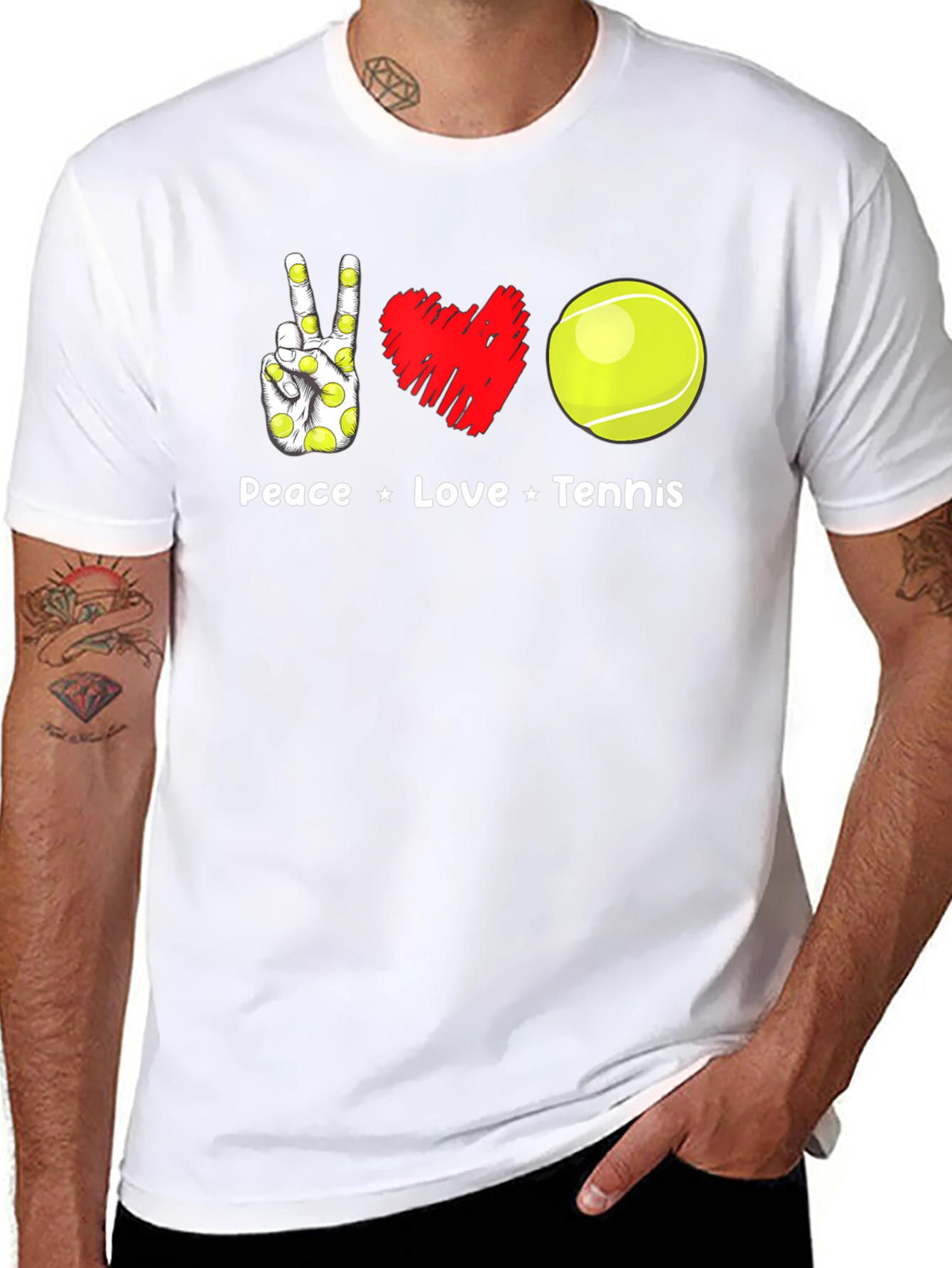 Peace Love Tennis T-Shirt
