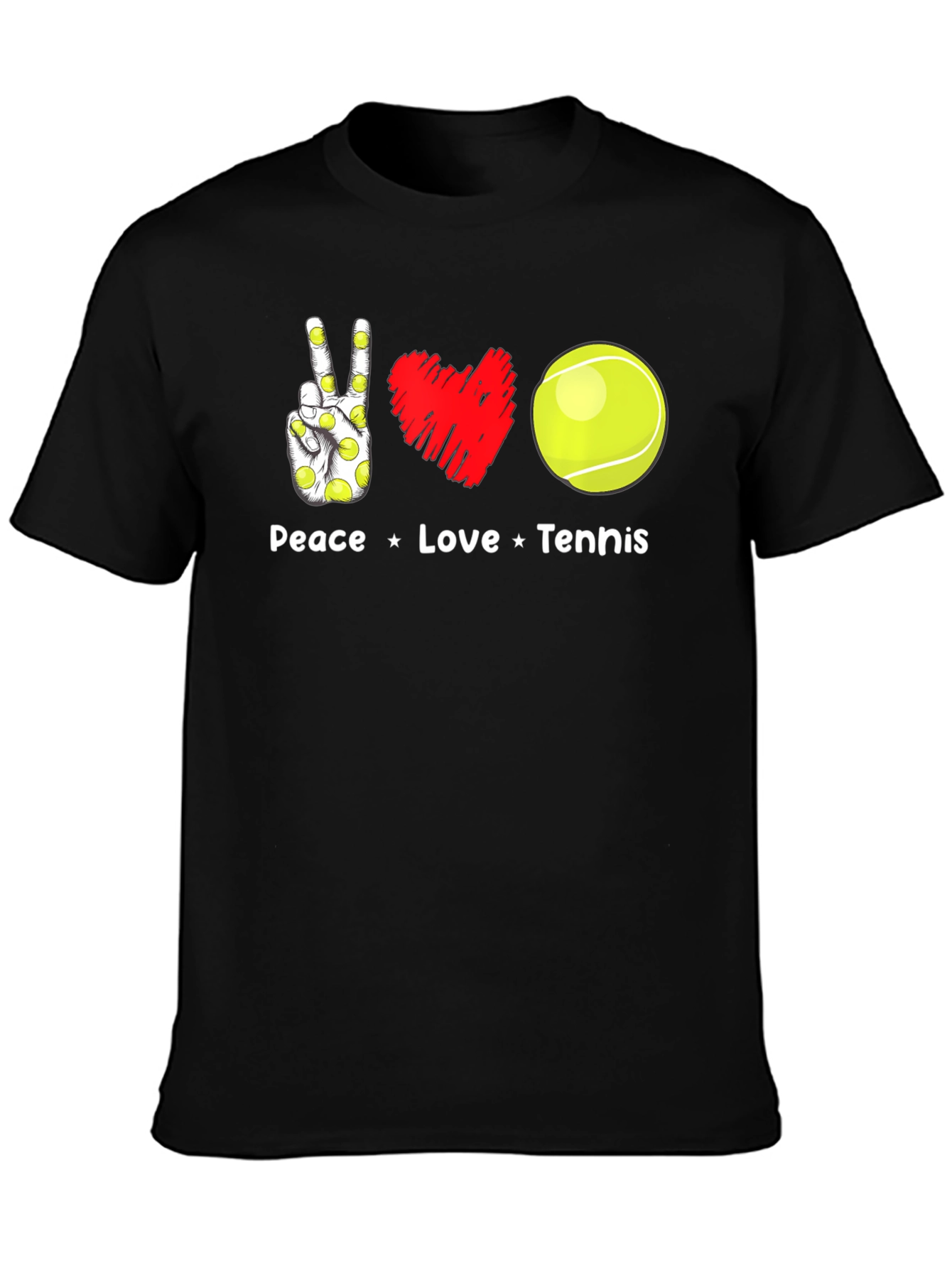 Peace Love Tennis T-Shirt