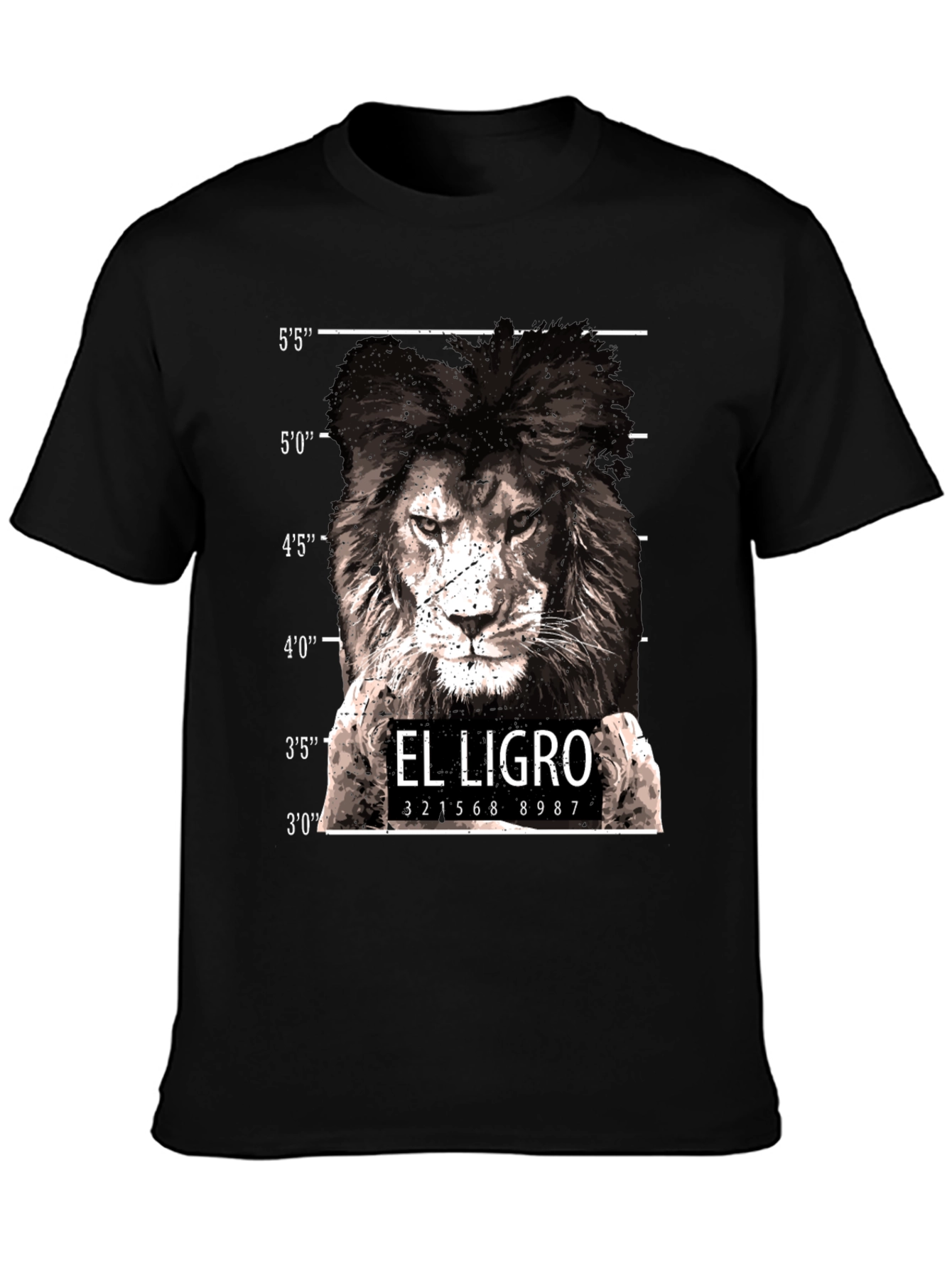 El Ligro Lion Mugshot Graphic Tee
