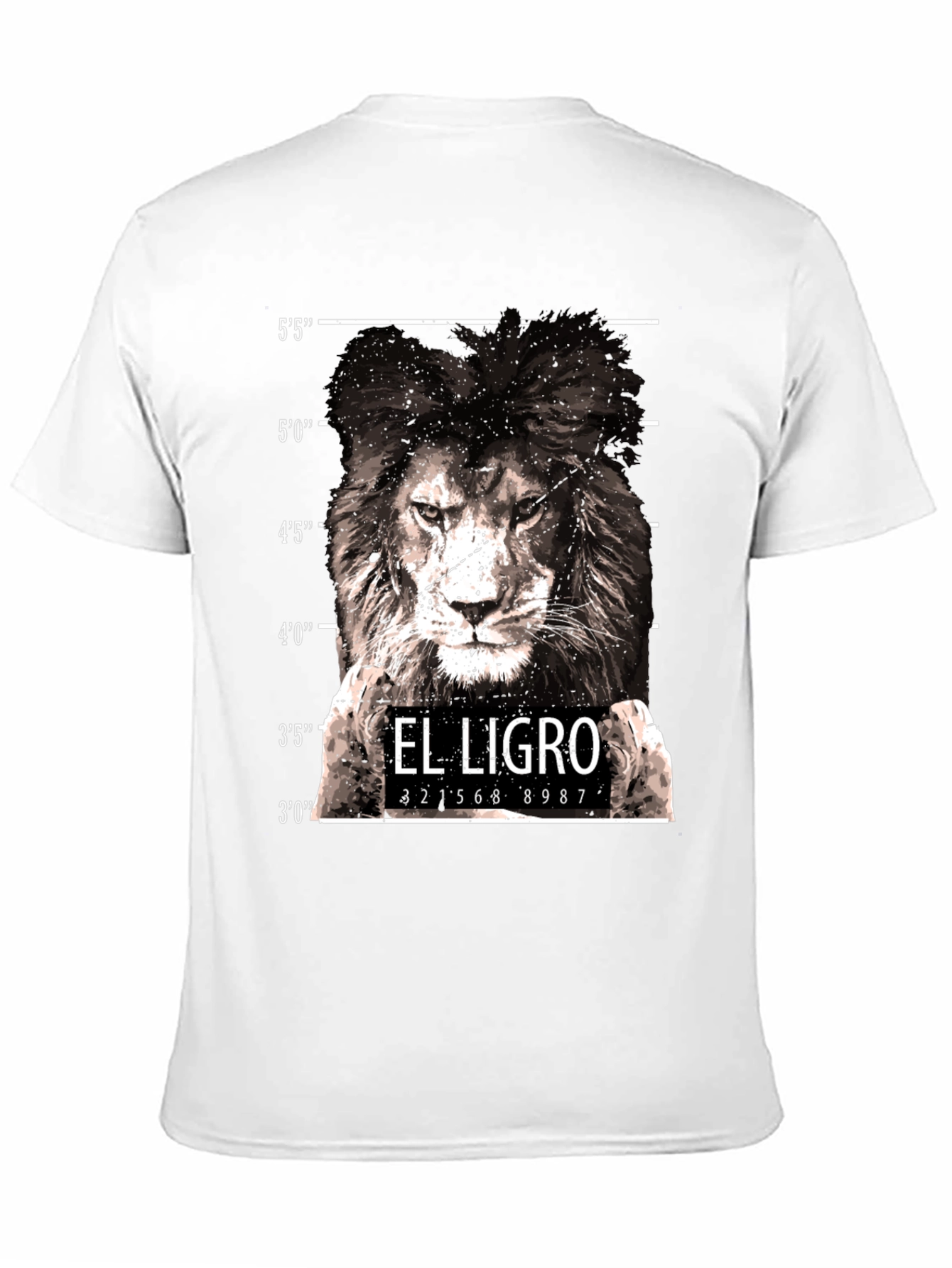 El Ligro Lion Mugshot Graphic Tee