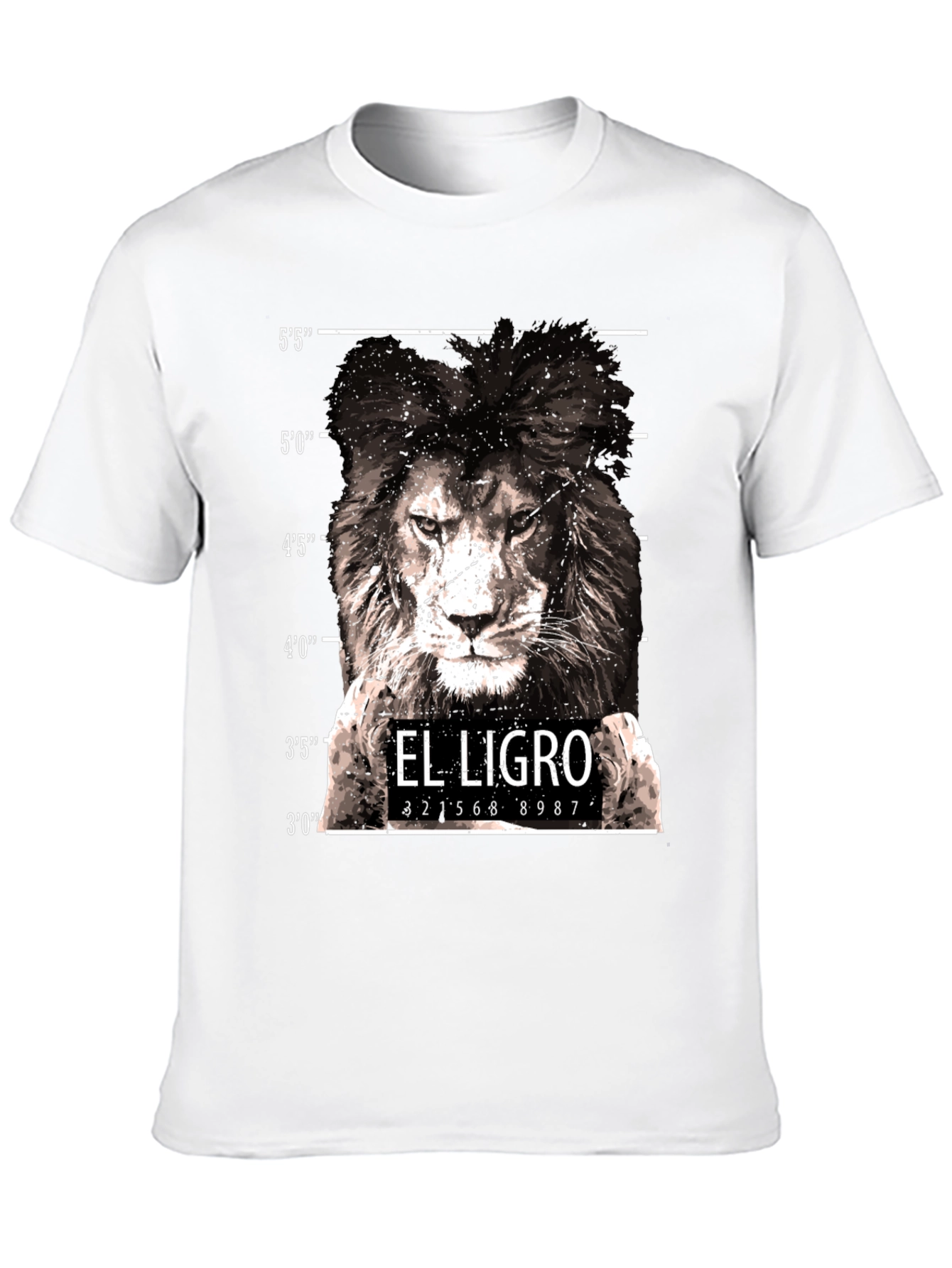 El Ligro Lion Mugshot Graphic Tee