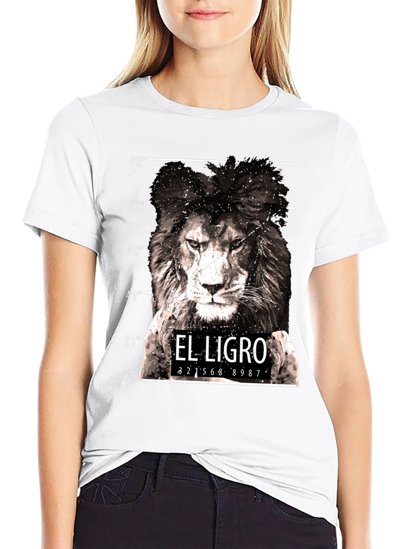 El Ligro Lion Mugshot Graphic Tee