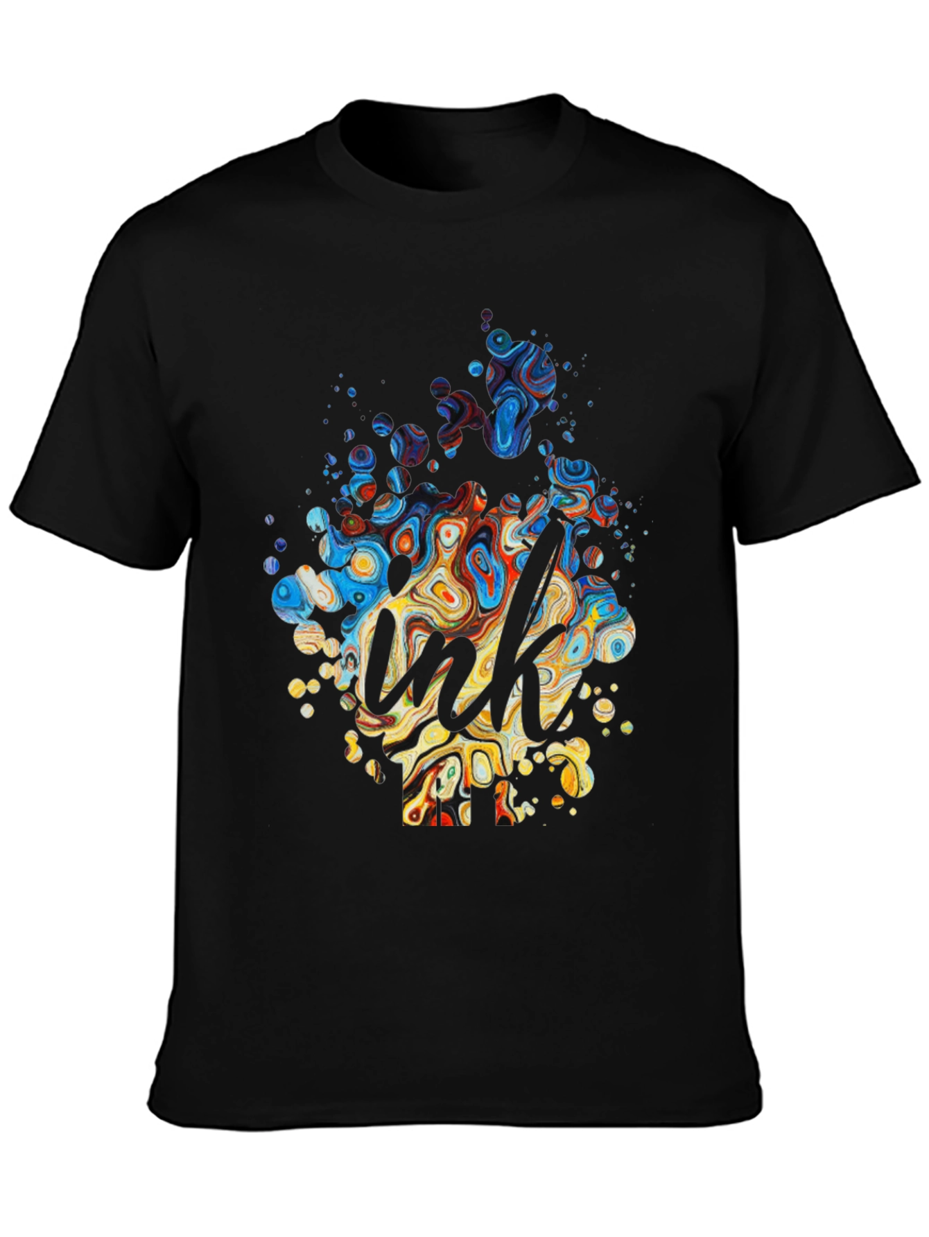 Ink Splash T-Shirt - Stylish Mens Tee