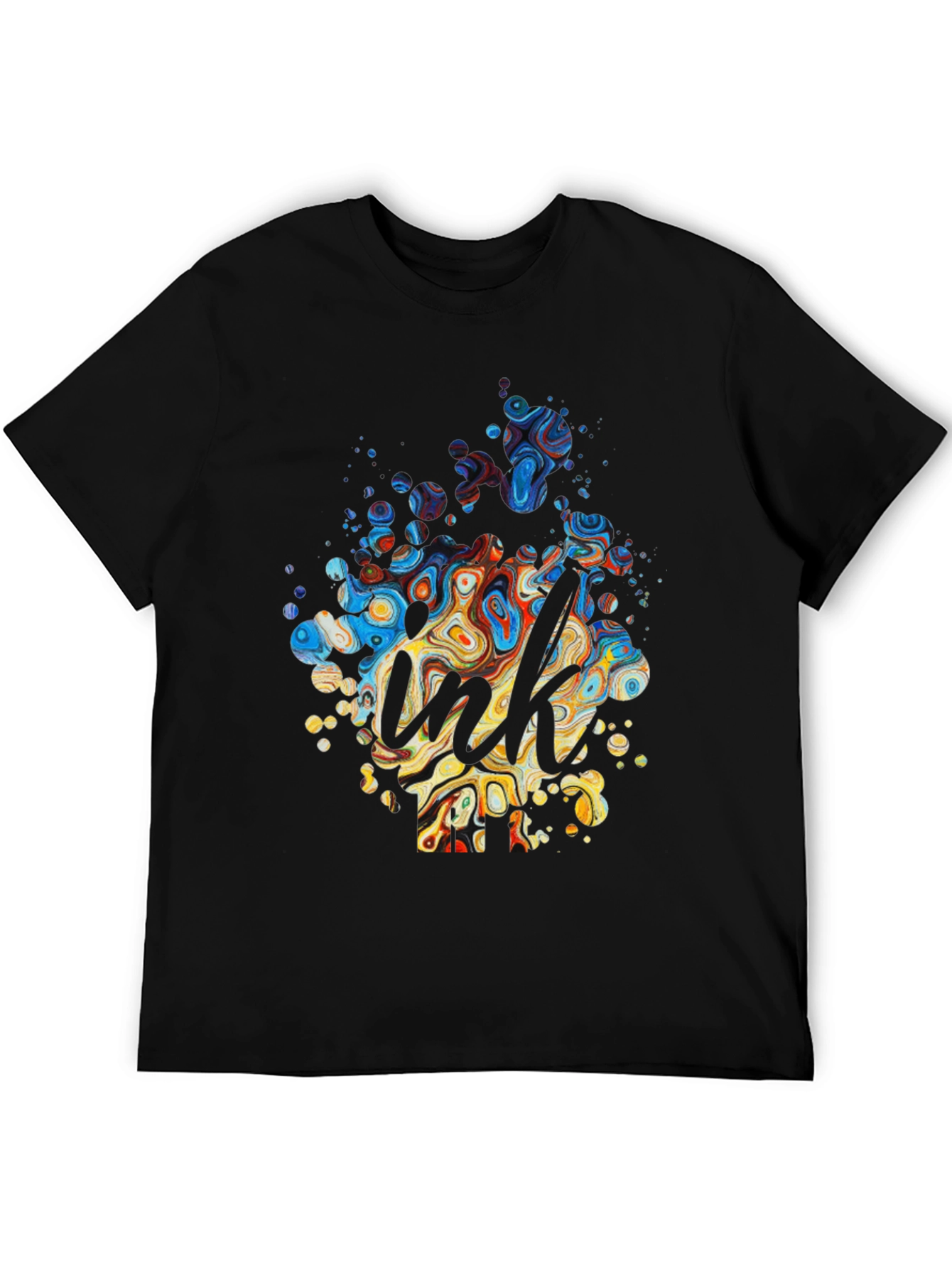 Ink Splash T-Shirt - Stylish Mens Tee