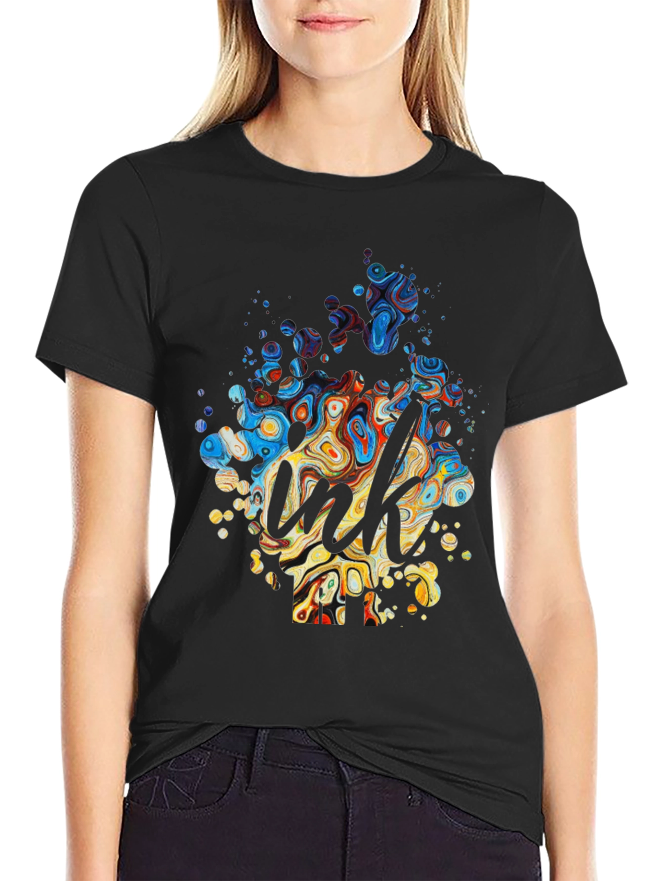 Ink Splash T-Shirt - Stylish Mens Tee