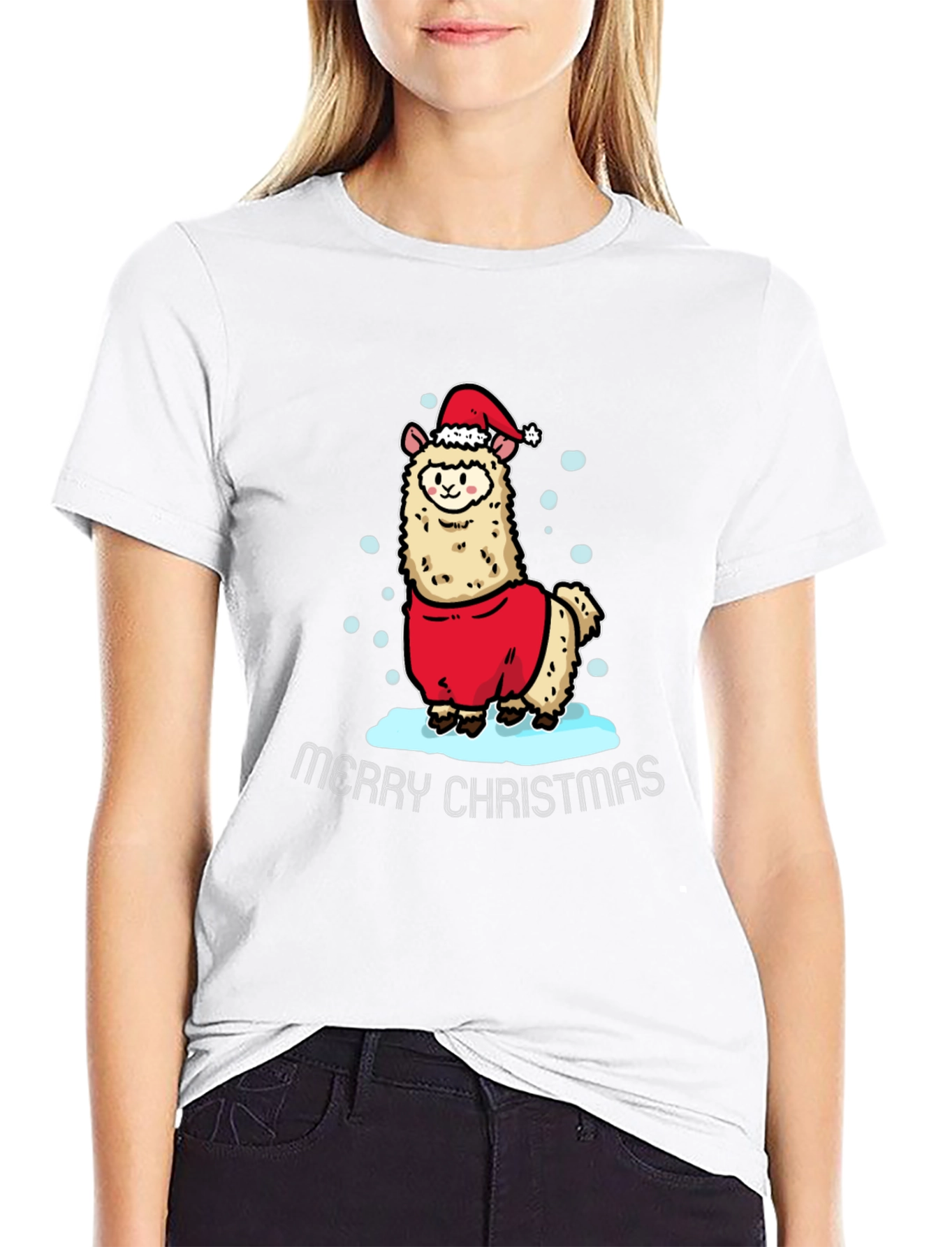 Christmas Llama T-Shirt