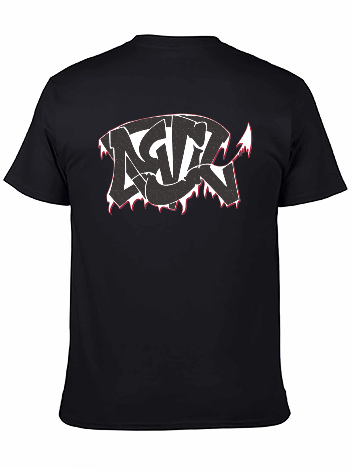 Edgy Graphic Tee - Streetwear Style