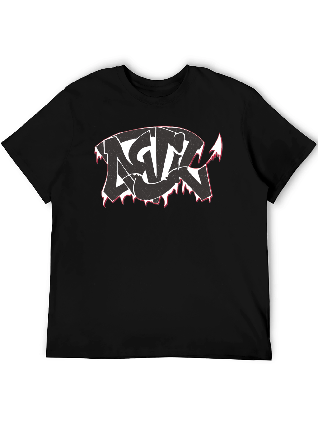 Edgy Graphic Tee - Streetwear Style