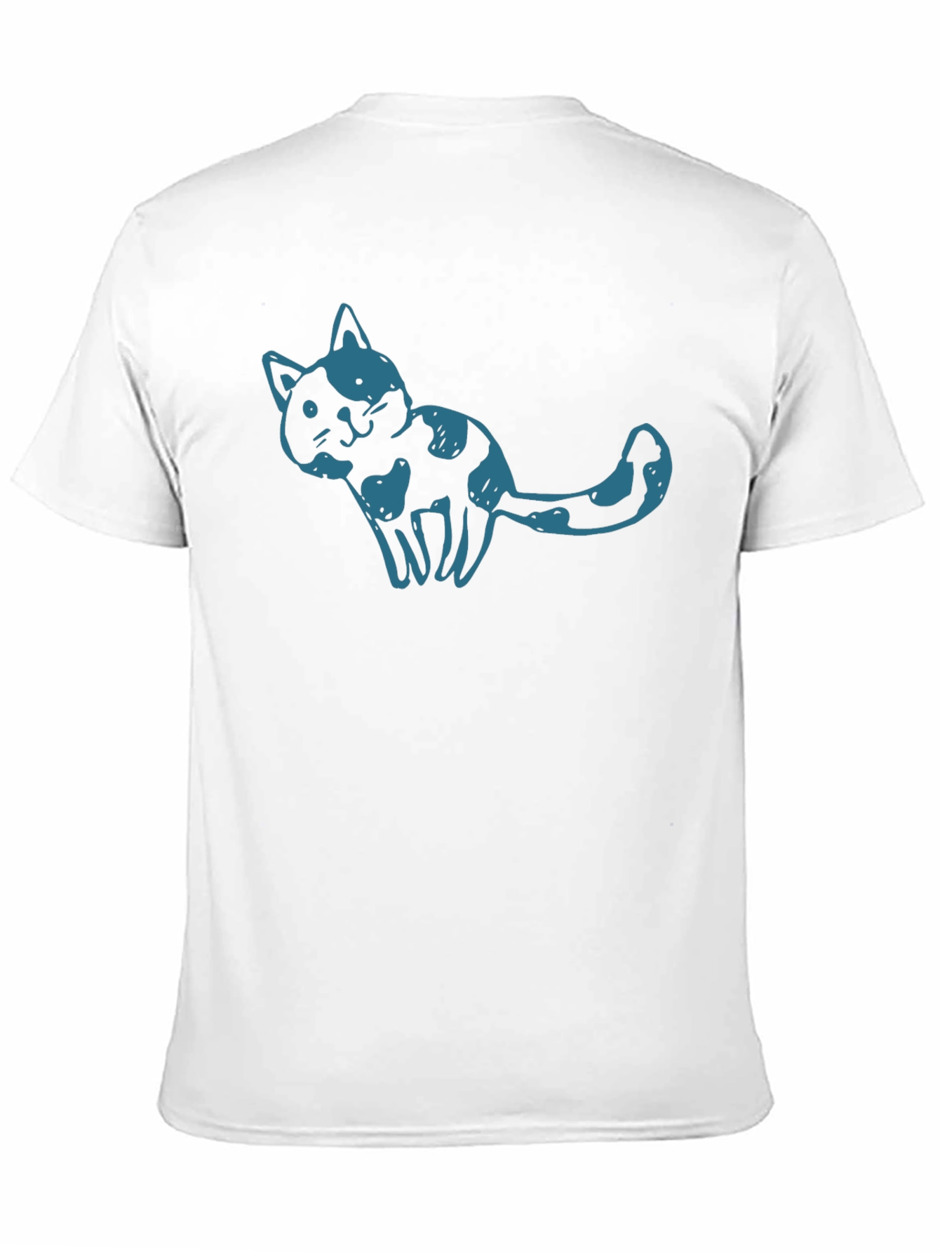 Cool Cat Graphic T-Shirt - Unisex Black Tee