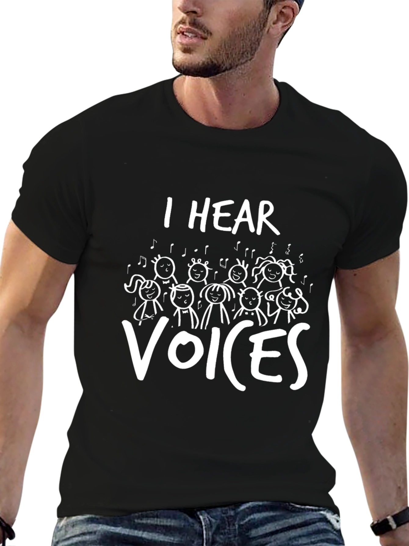 I Hear Voices T-Shirt Funny Musical Humor Tee