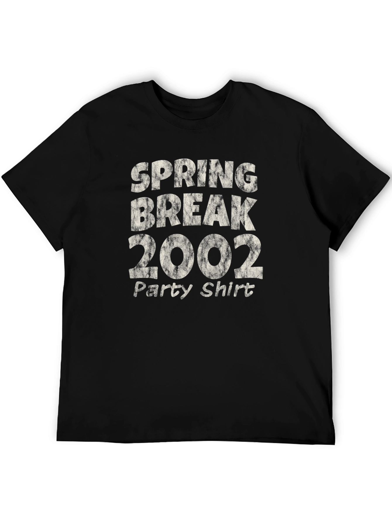 Spring Break 2002 Party Shirt Black Tee