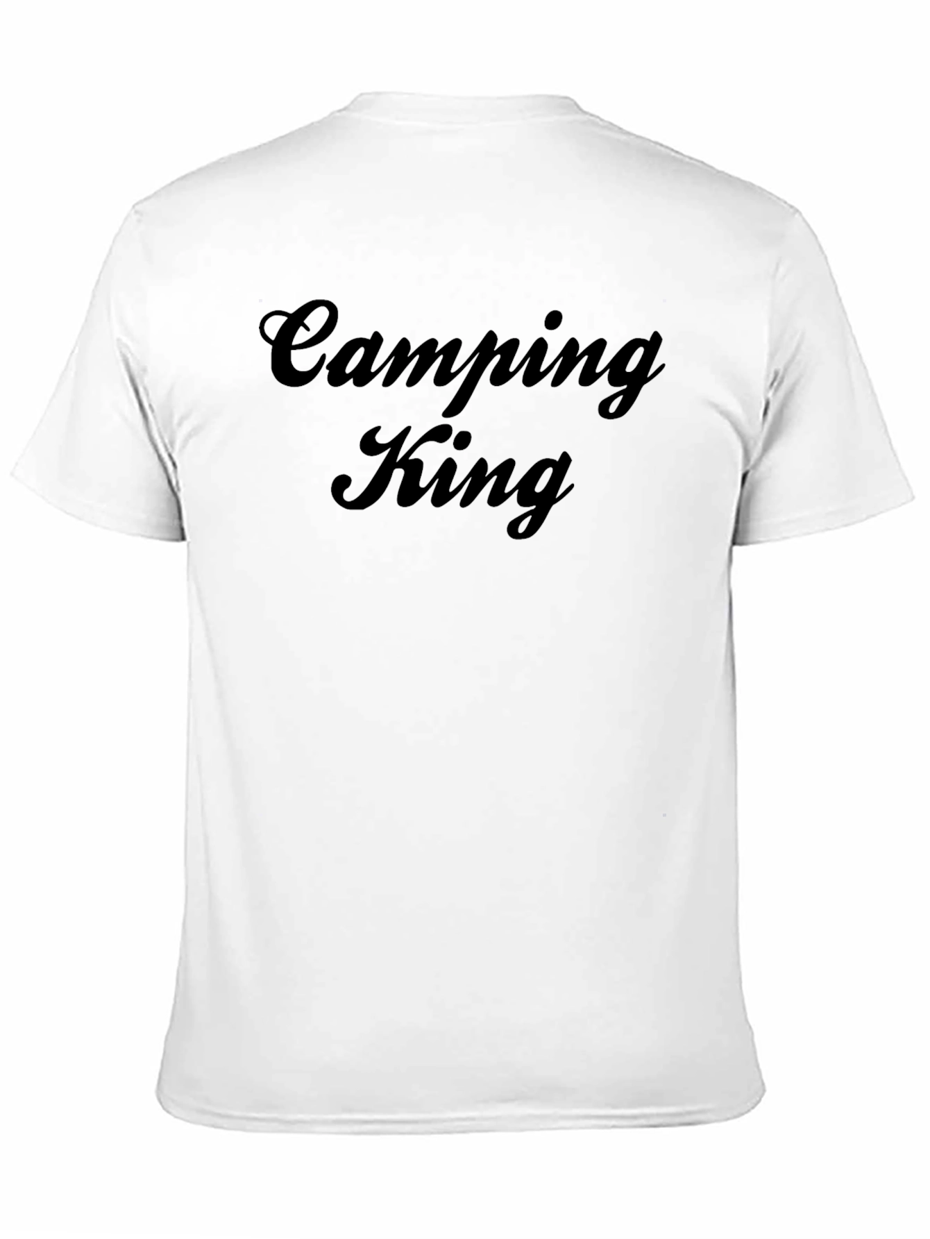 Camping King Black Graphic Tee