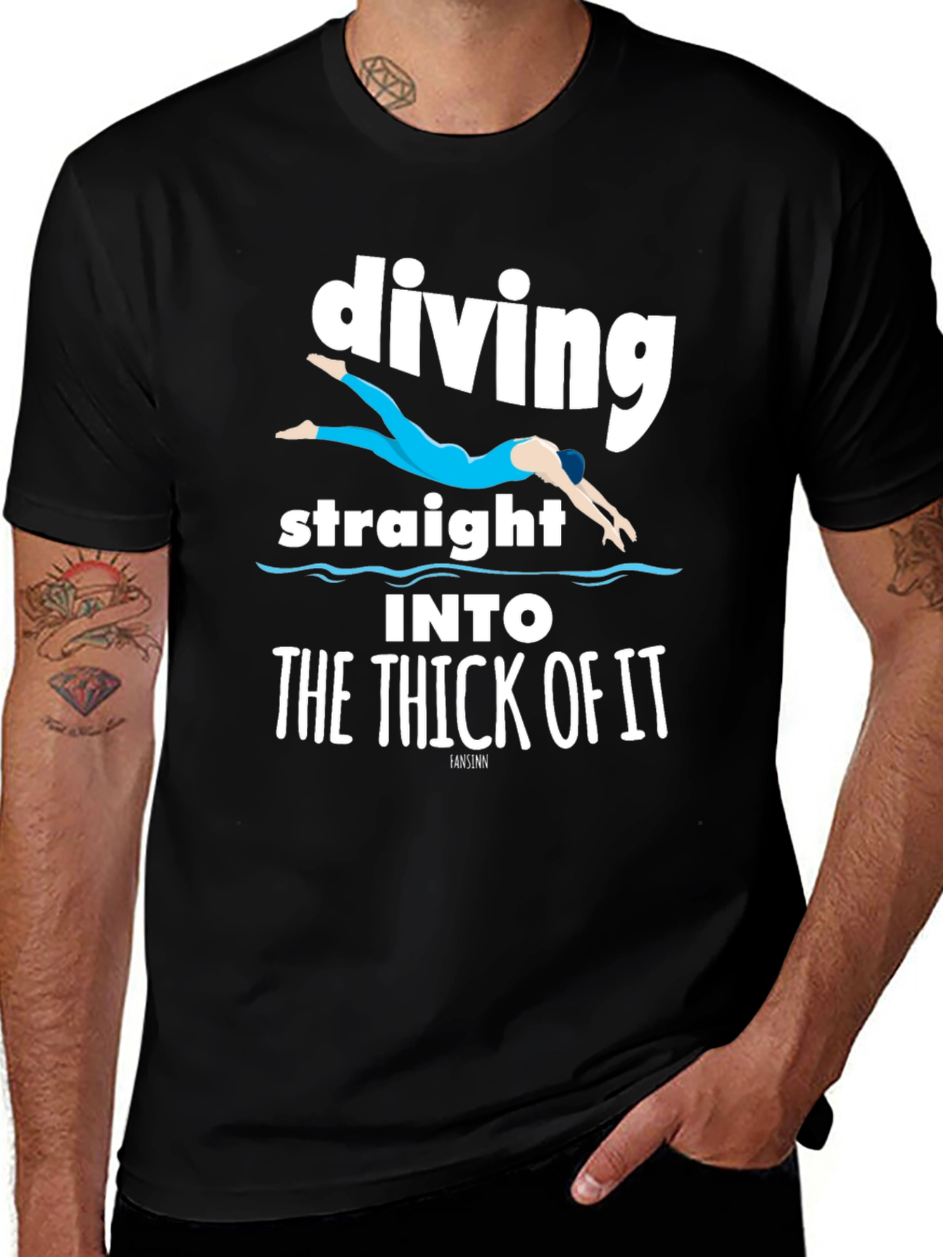 Diving Straight Into The Thick Of It T-Shirt