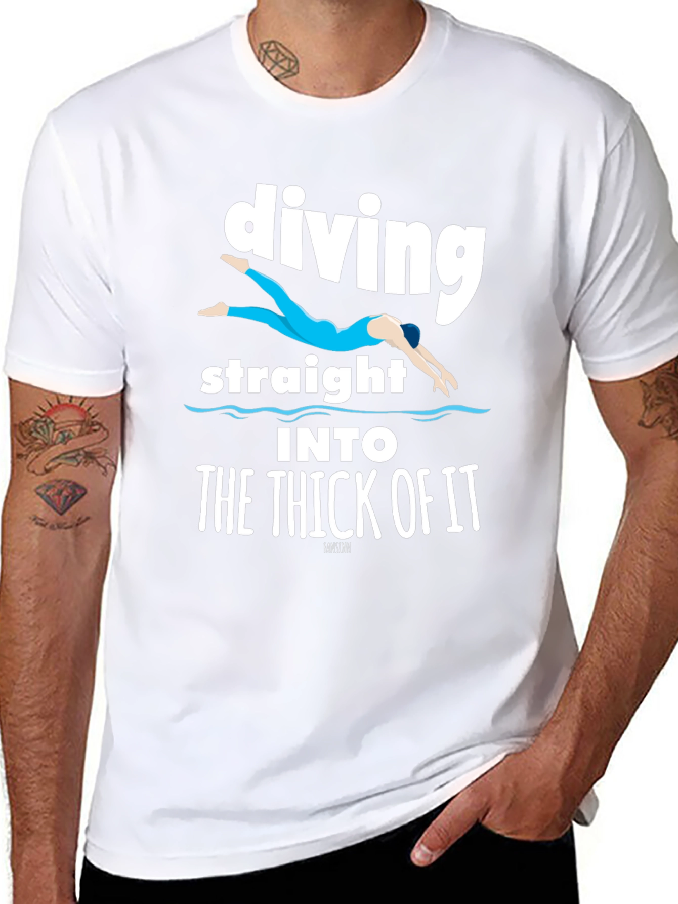 Diving Straight Into The Thick Of It T-Shirt