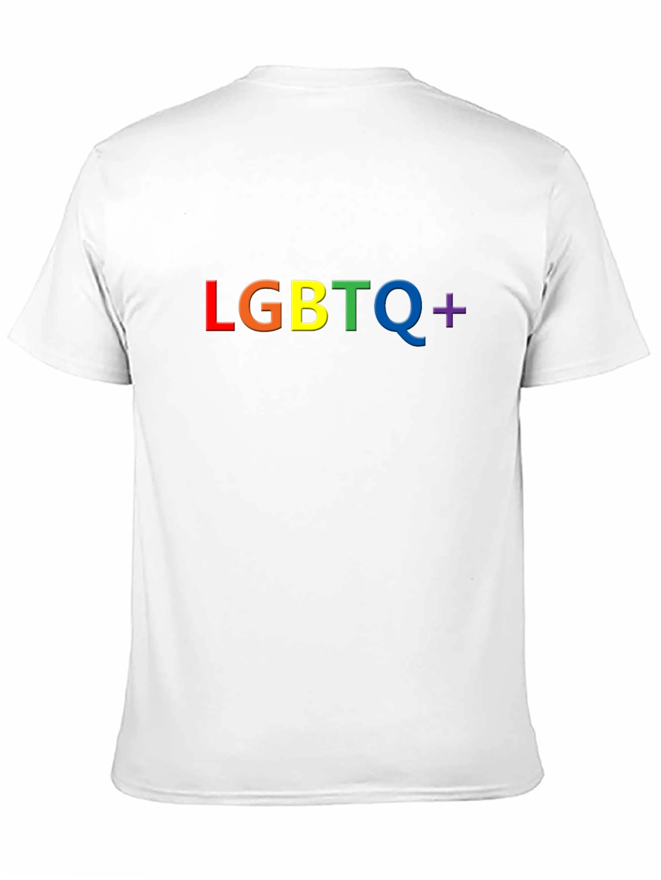 LGBTQ+ Pride Rainbow T-Shirt - Black