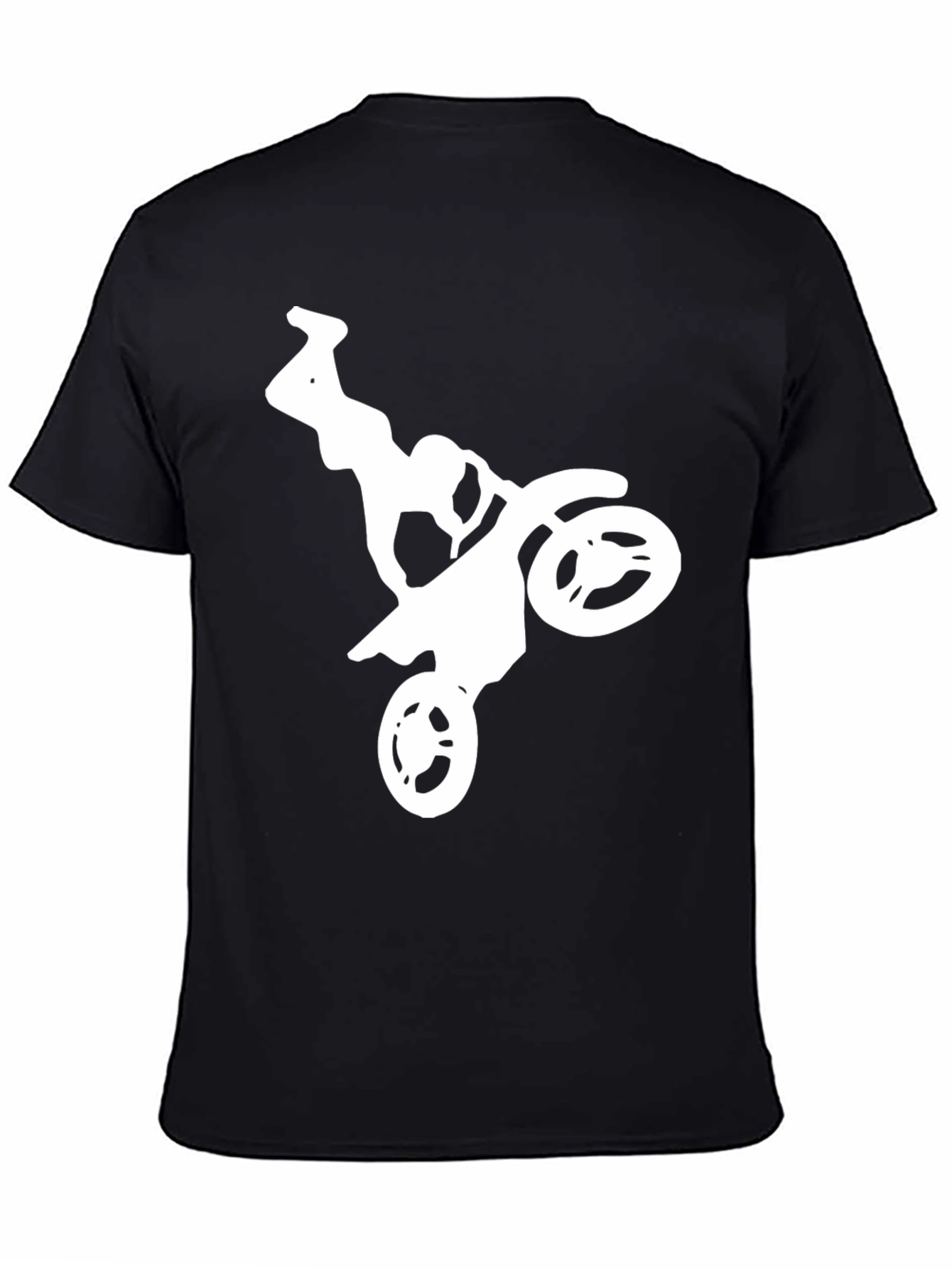 Motocross Rider Graphic Tee - Black