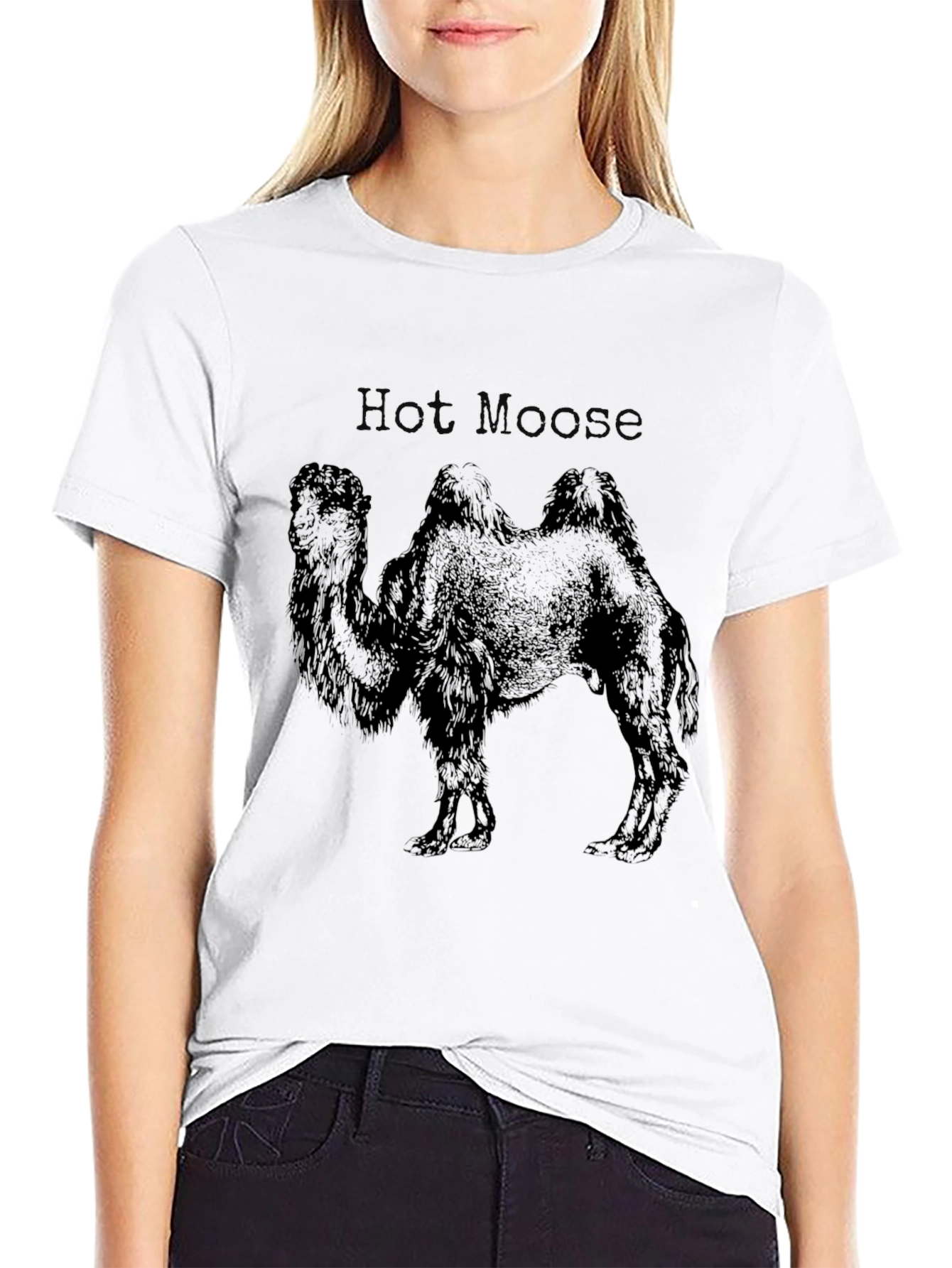 Hot Moose Camel Black T-Shirt